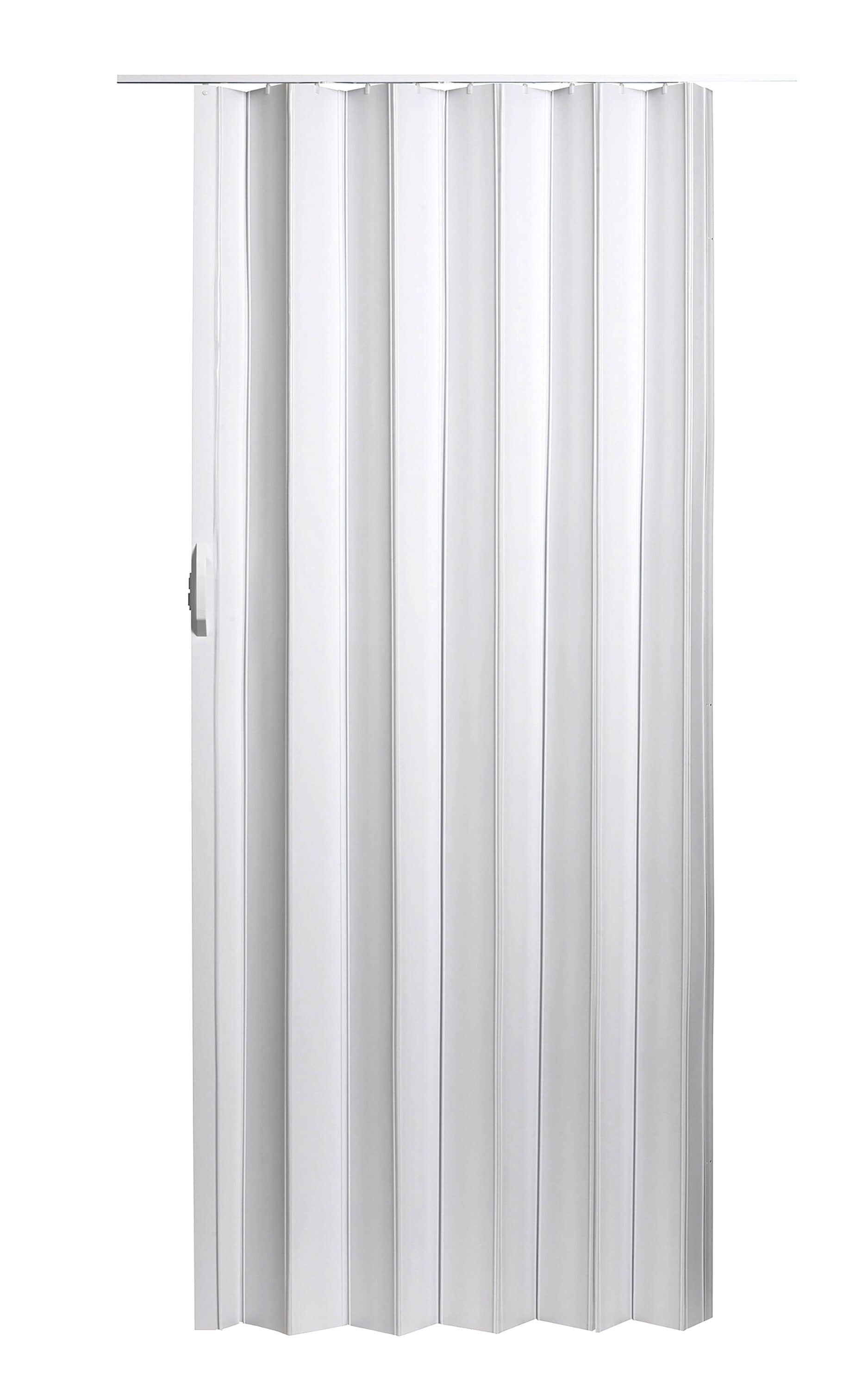 Spectrum VS4880H Via 48-in x 80-in Reversible/Universal Handing White Vinyl Accordion Door ( Hardware Included )