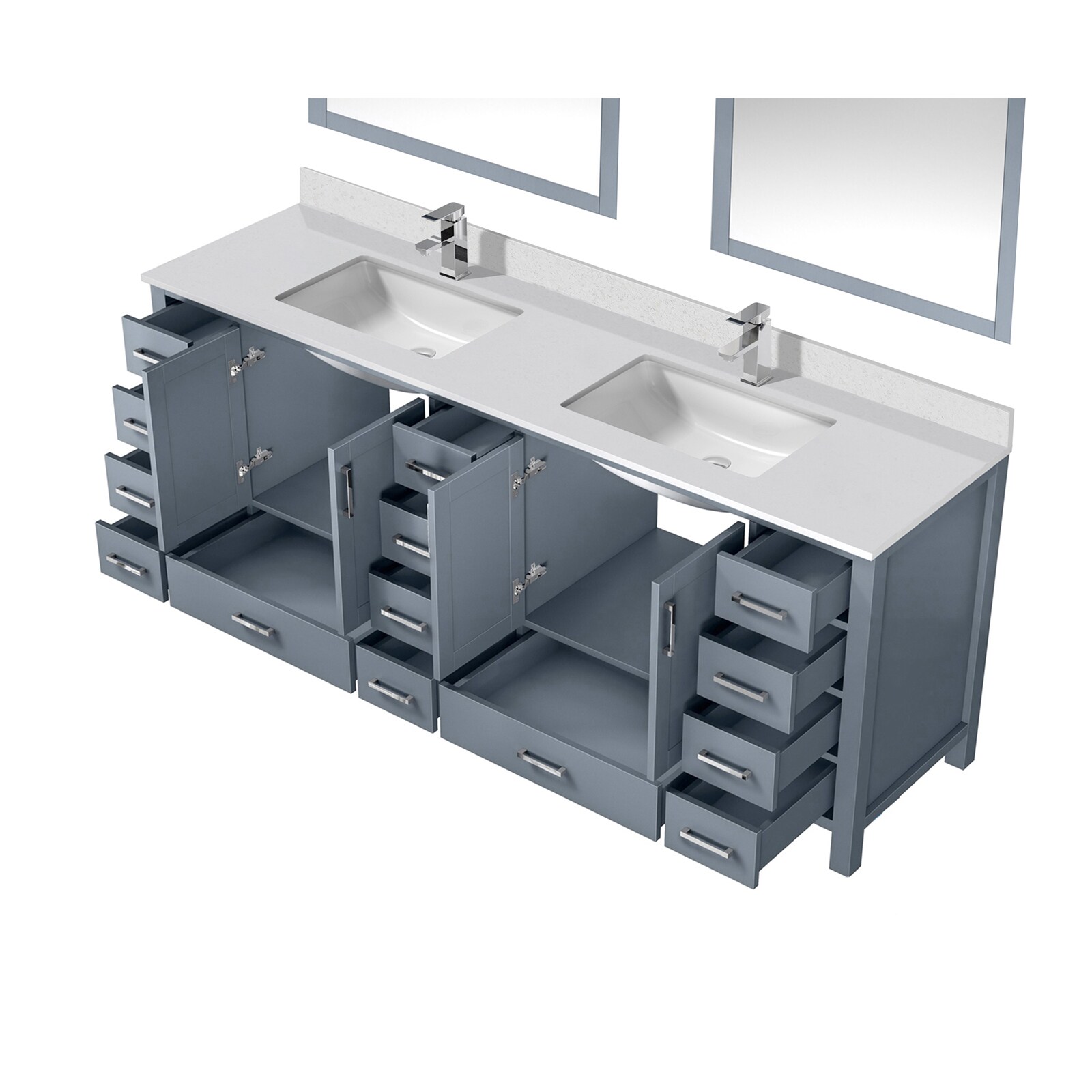 Lexora LVJ84DB311 Bath-Vanity-Combo - View #3