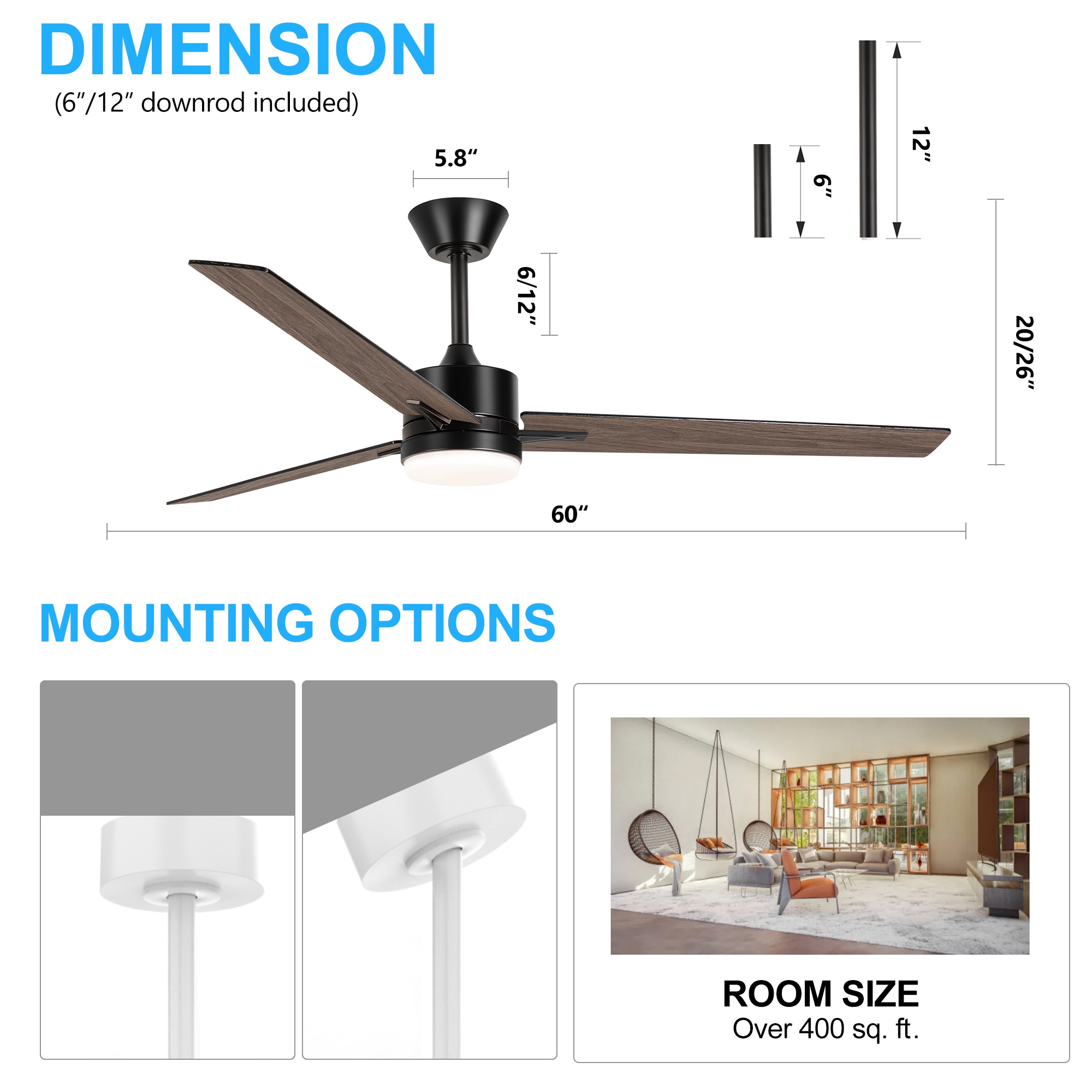 Breezary 33072-BW Ceiling-Fans - View #9