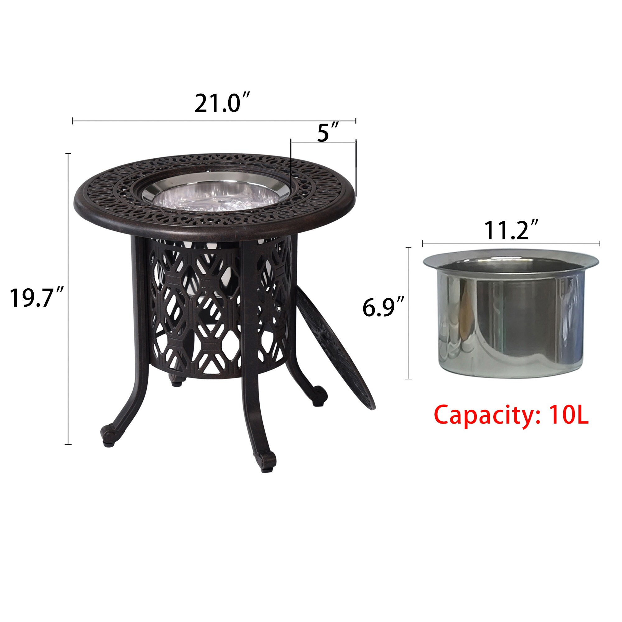 AHIOU HOME ZAAHG-S00001ST Patio-Tables - View #7