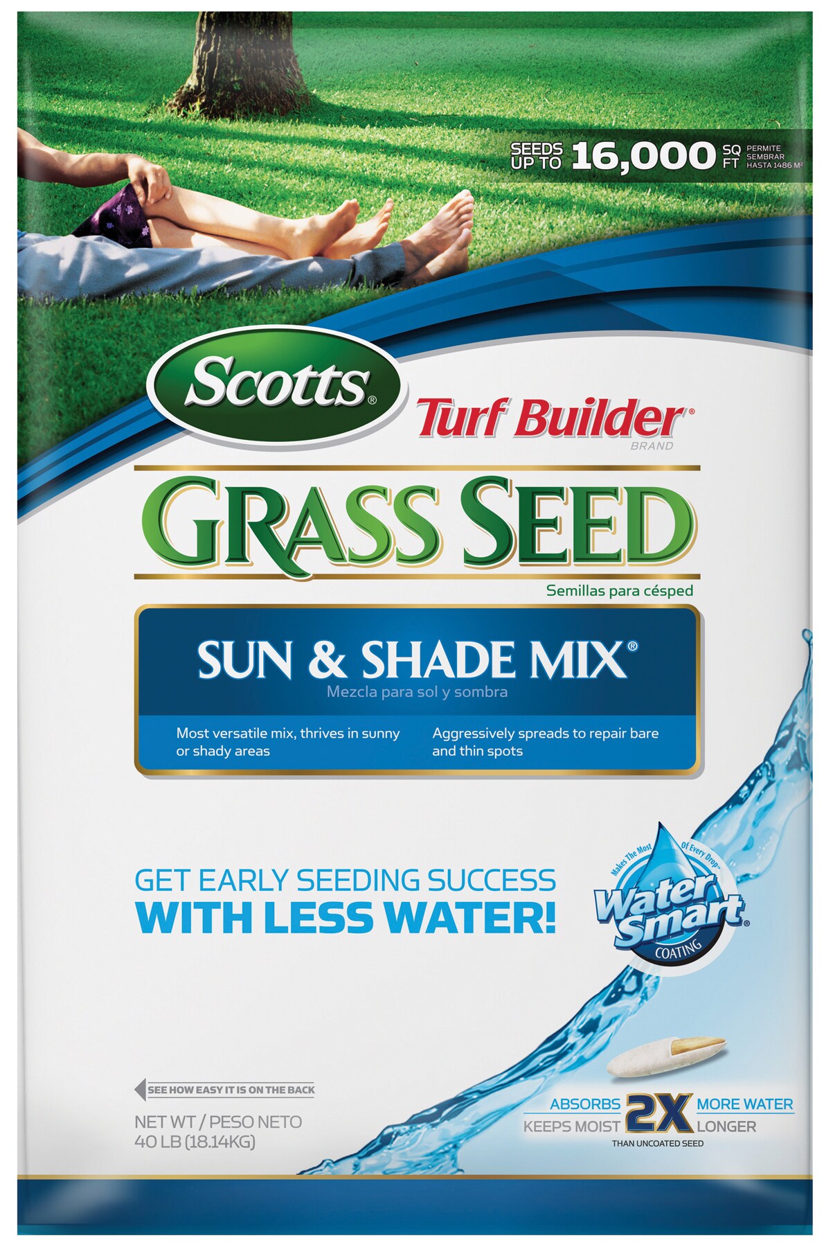 Scotts Turf Builder 40lb Bluegrass Grass Seed in the Grass Seed