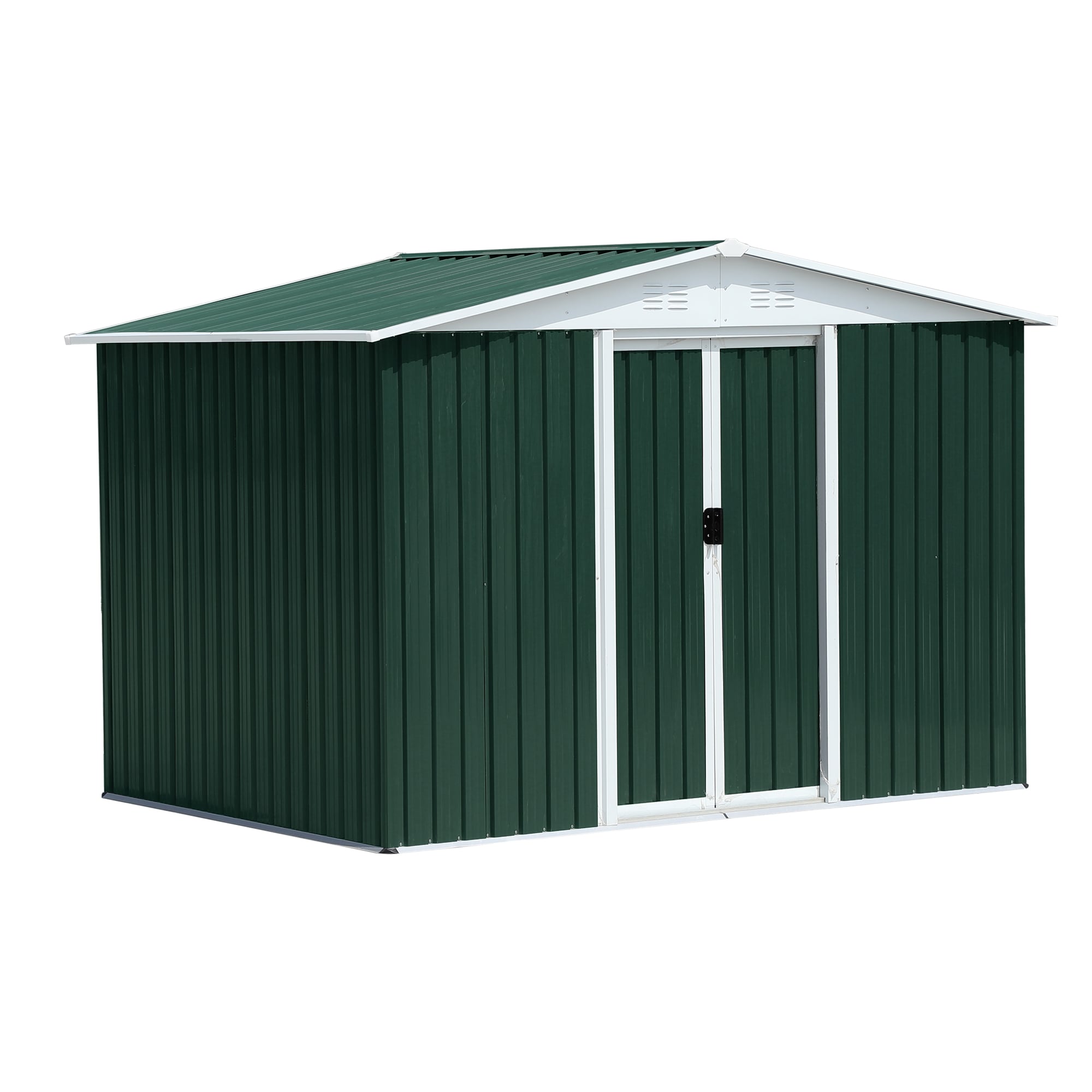Clihome CL-W2794-00002 6-Feet x 8-Feet Galvanized steel Storage Shed