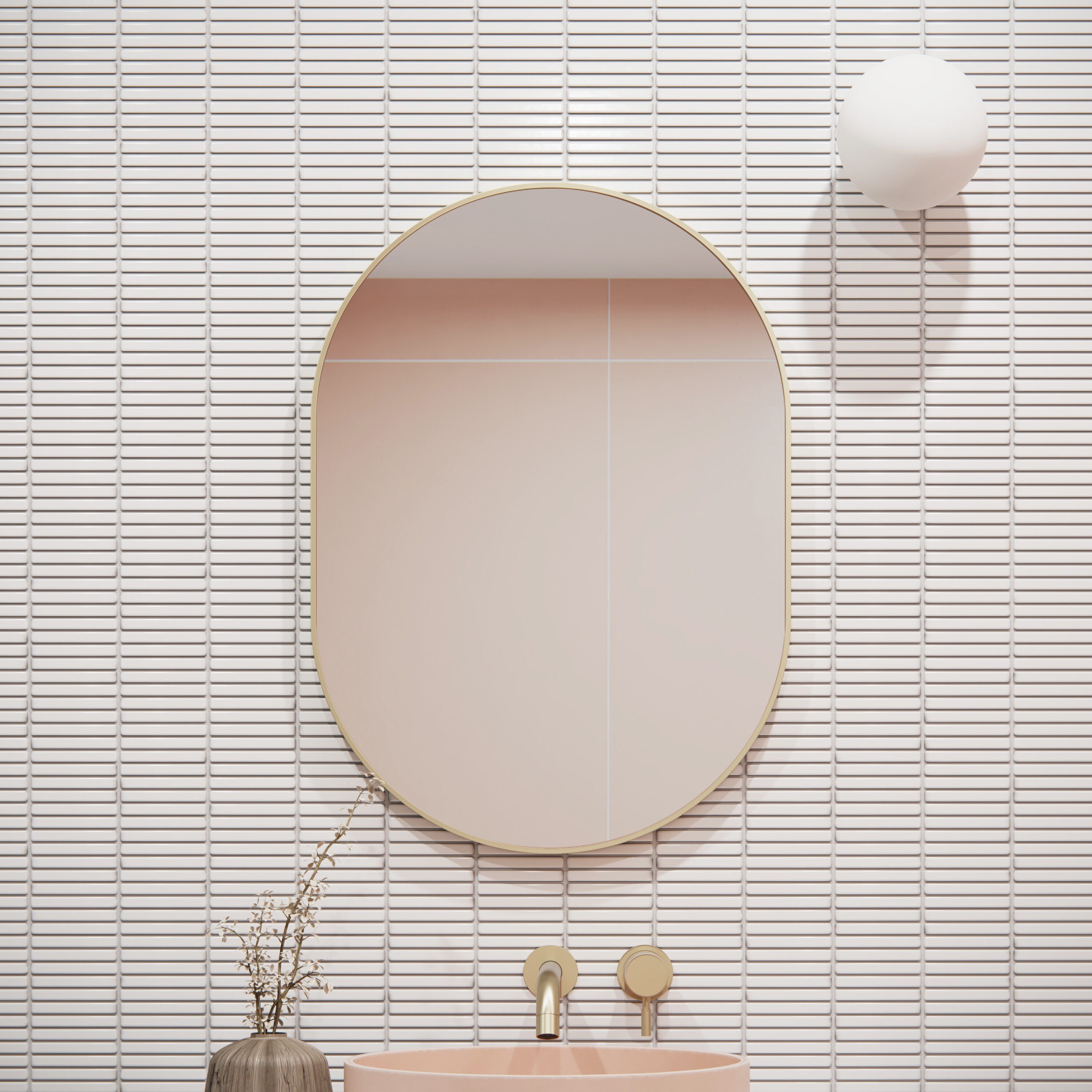 Glass Warehouse MF-PL-28X20-SB Decor-Mirrors - View #2