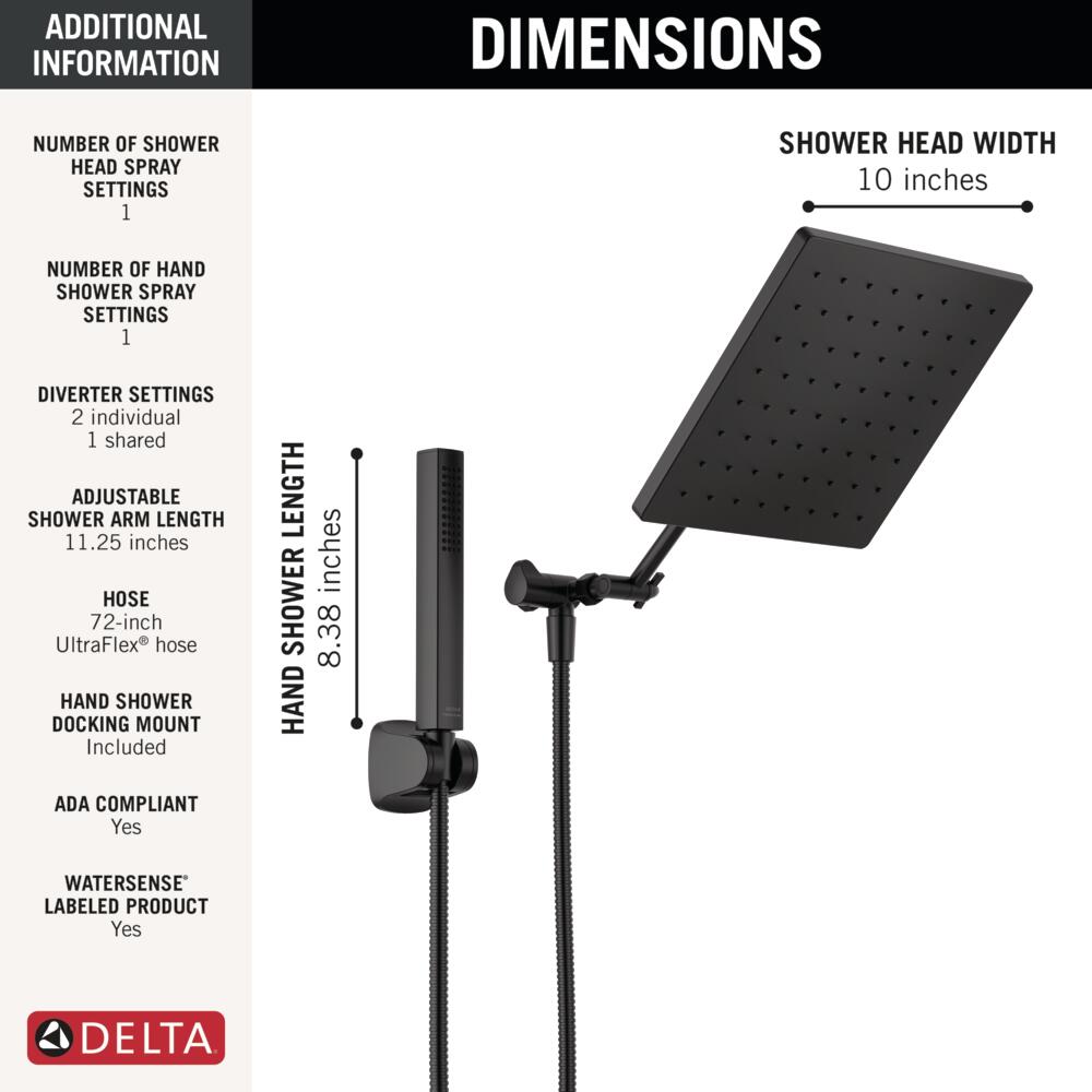 Delta 75527-BL Fixed-Showerhead - View #5