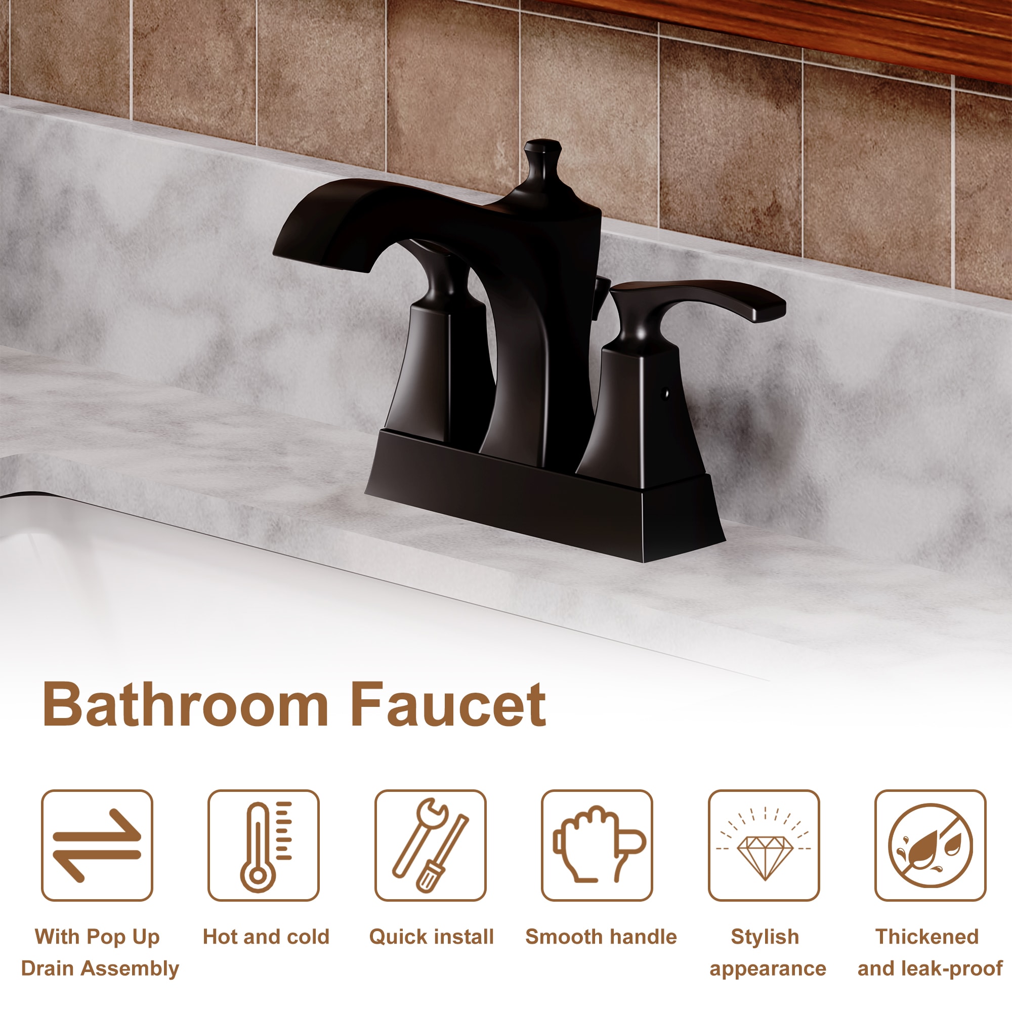 Mondawe MO-DT2088CH Lavatory-Faucets - View #5
