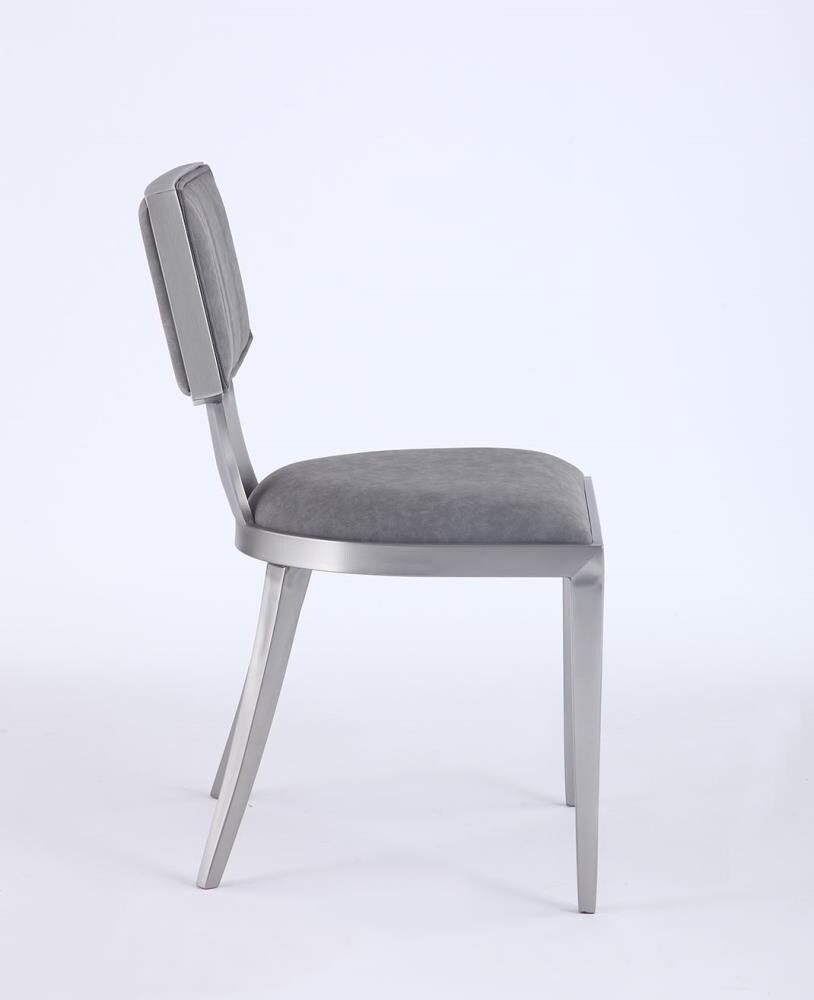 Chintaly Imports MAVIS-SC-GRY-BSH Dining-Chairs - View #2