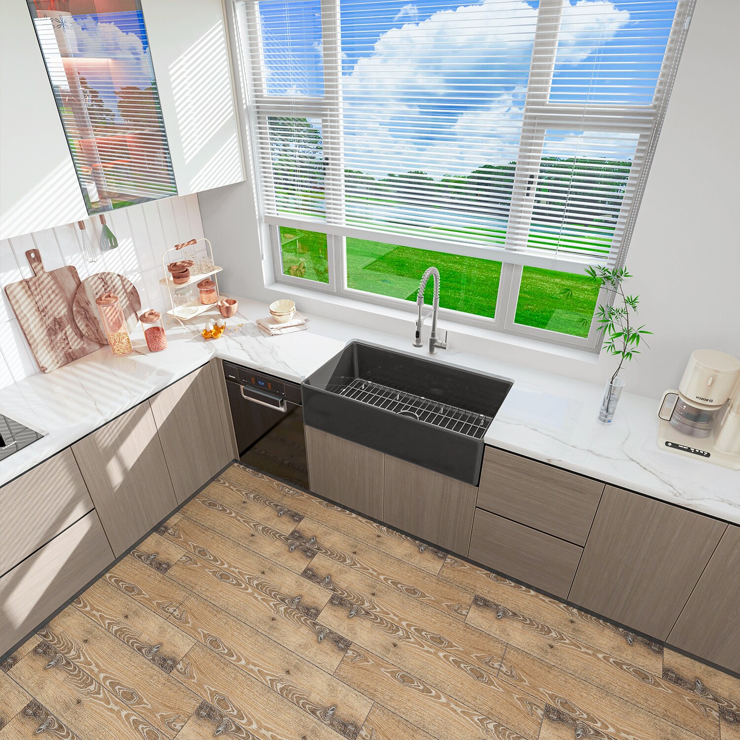 Sinber F3620S-B-OLR Kitchen-Sinks - View #5