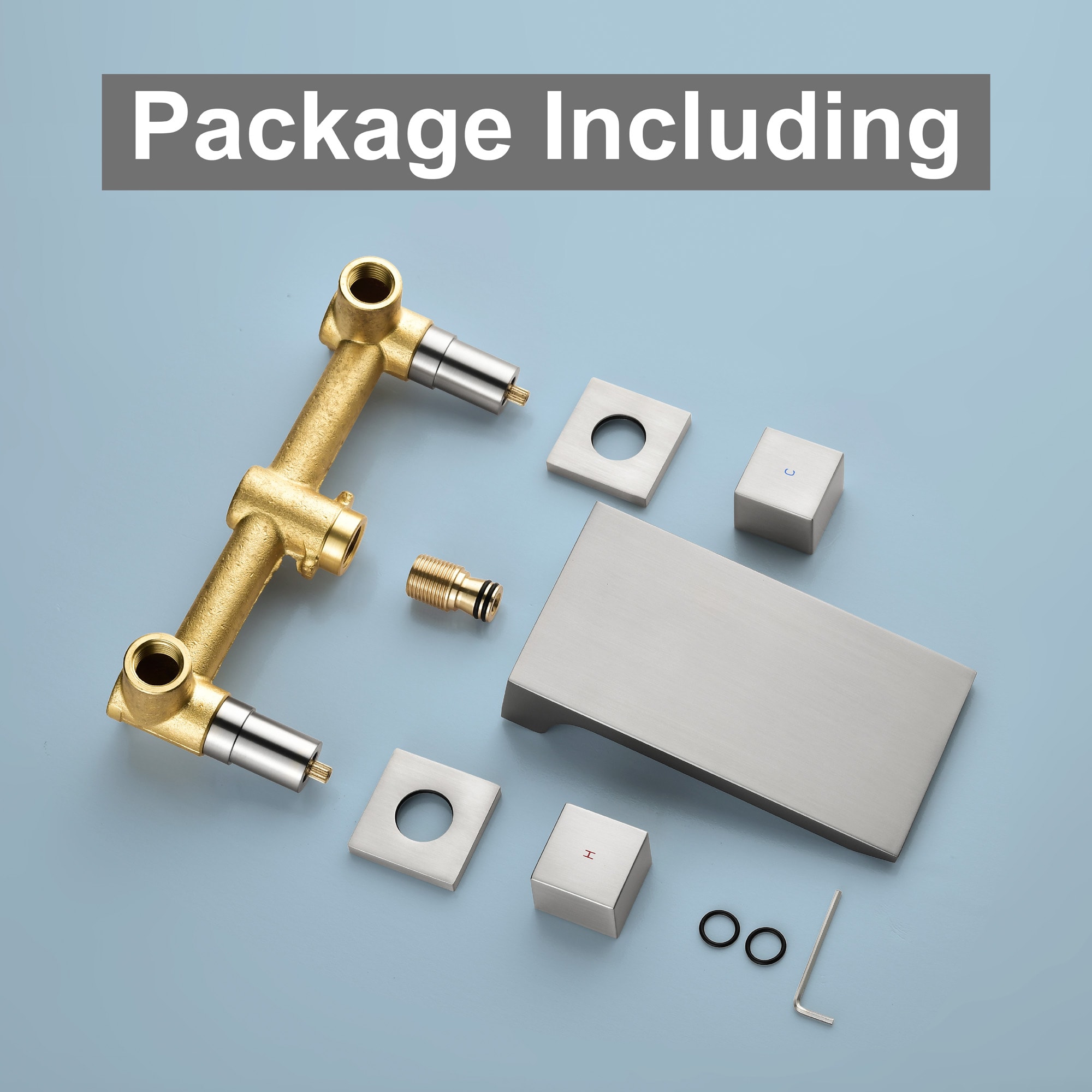 WELLFOR SMG-2419BN Roman-Tub-Faucets - View #13