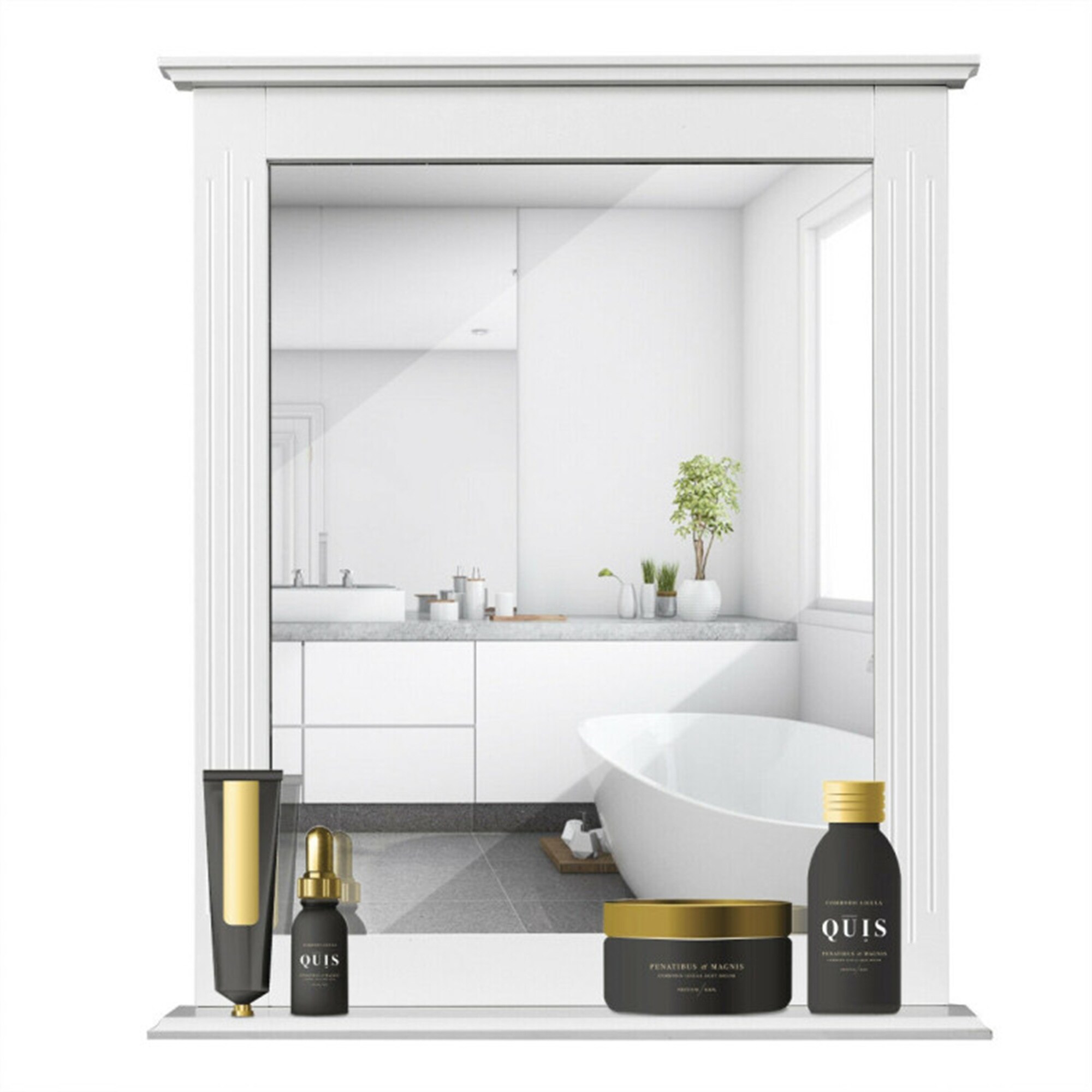 BABOOM BOM-61553WH-CO Framed-Bath-Mirrors - View #7