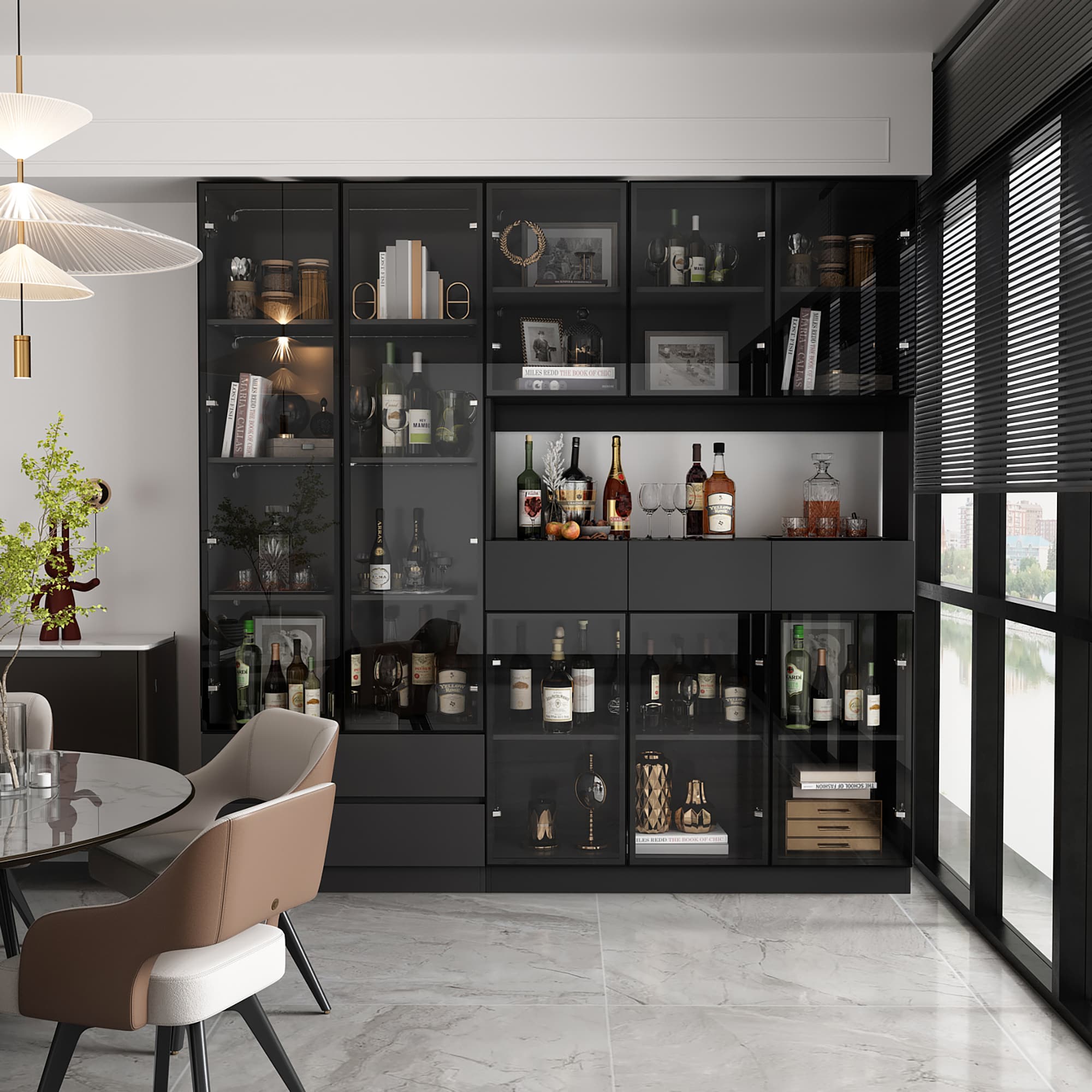 FUFU&GAGA JH0374+375 bookcases - View #2