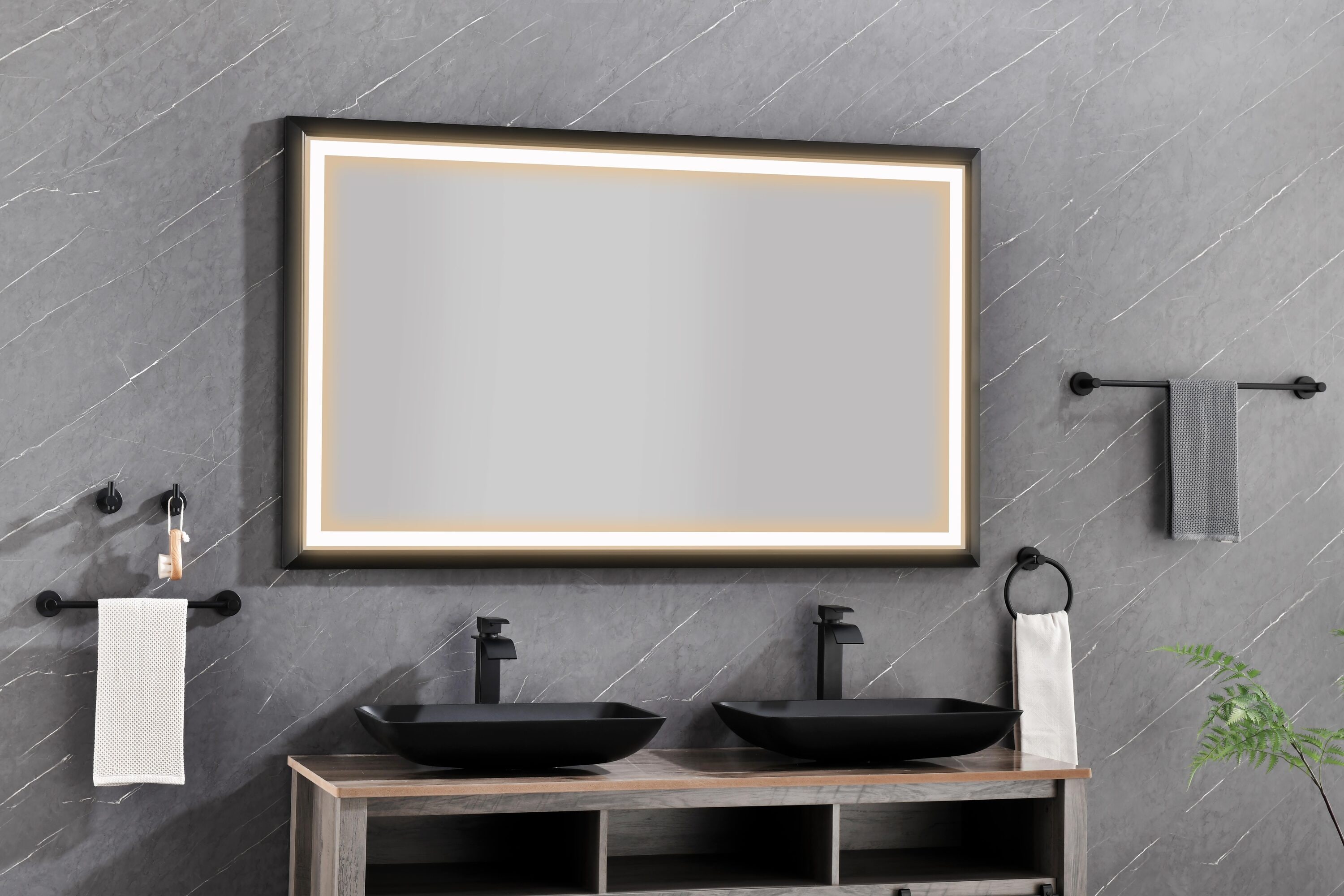 Vacolite KP-K975-MB Framed-Bath-Mirrors - View #6