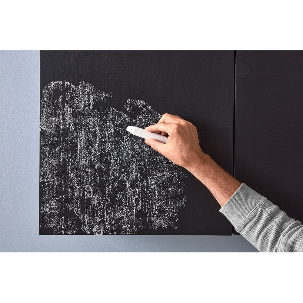 Krylon Dark Kettle Black 4011-2 Latex Chalkboard Paint (1-Quart) in the  Craft Paint department at