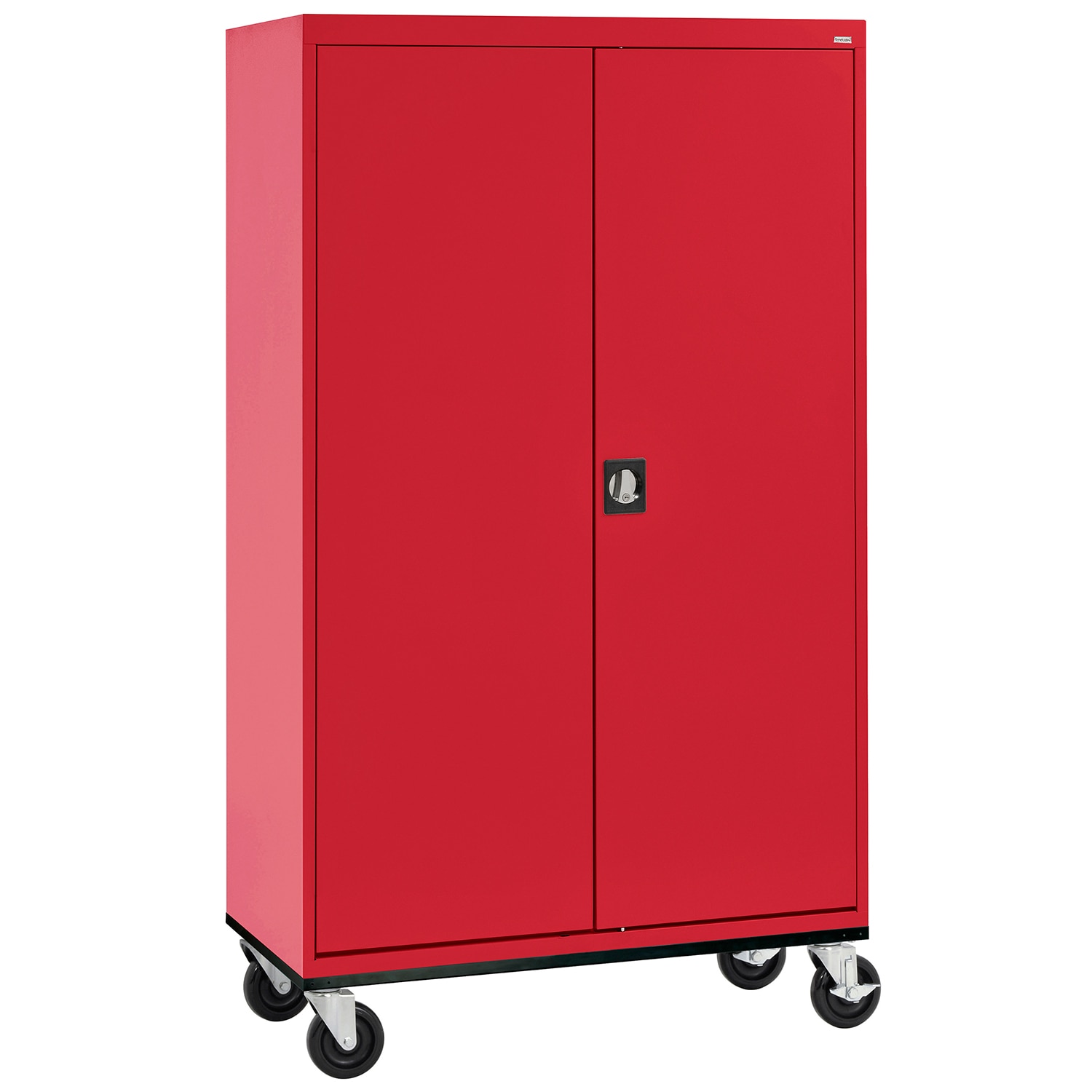 Sandusky TAWR462472-01 46-Inches W x 78-Inches H x 24-Inches D Freestanding Steel Garage Cabinet in Red