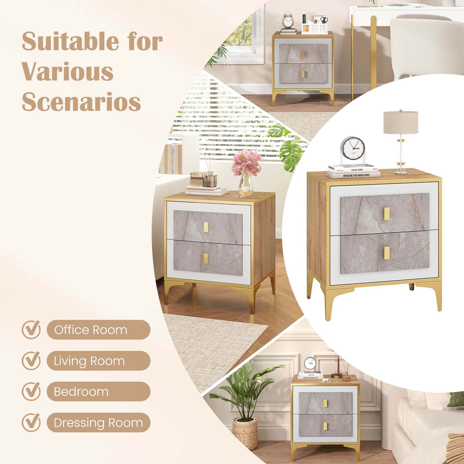 Costway CSHY004272 nightstands - View #9