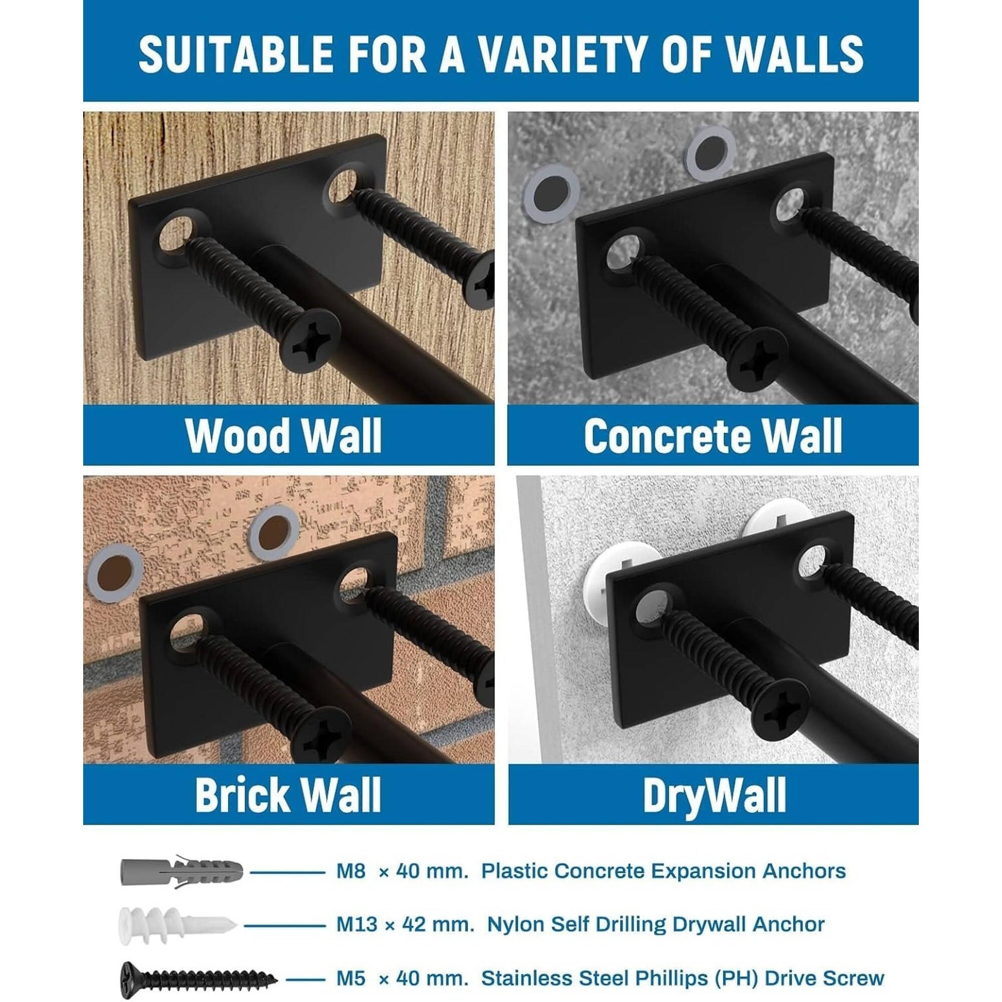 Wudkey L4-JP2B4M Shelving-Hardware - View #6