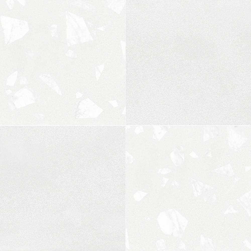 The Tile Life Terrazzo 2.0 Checkerboard Checkerboard #18 24-in x 24-in Matte Porcelain Floor and Wall Tile ( 23.26-sq ft Carton ) #TMEDL2424CB18
