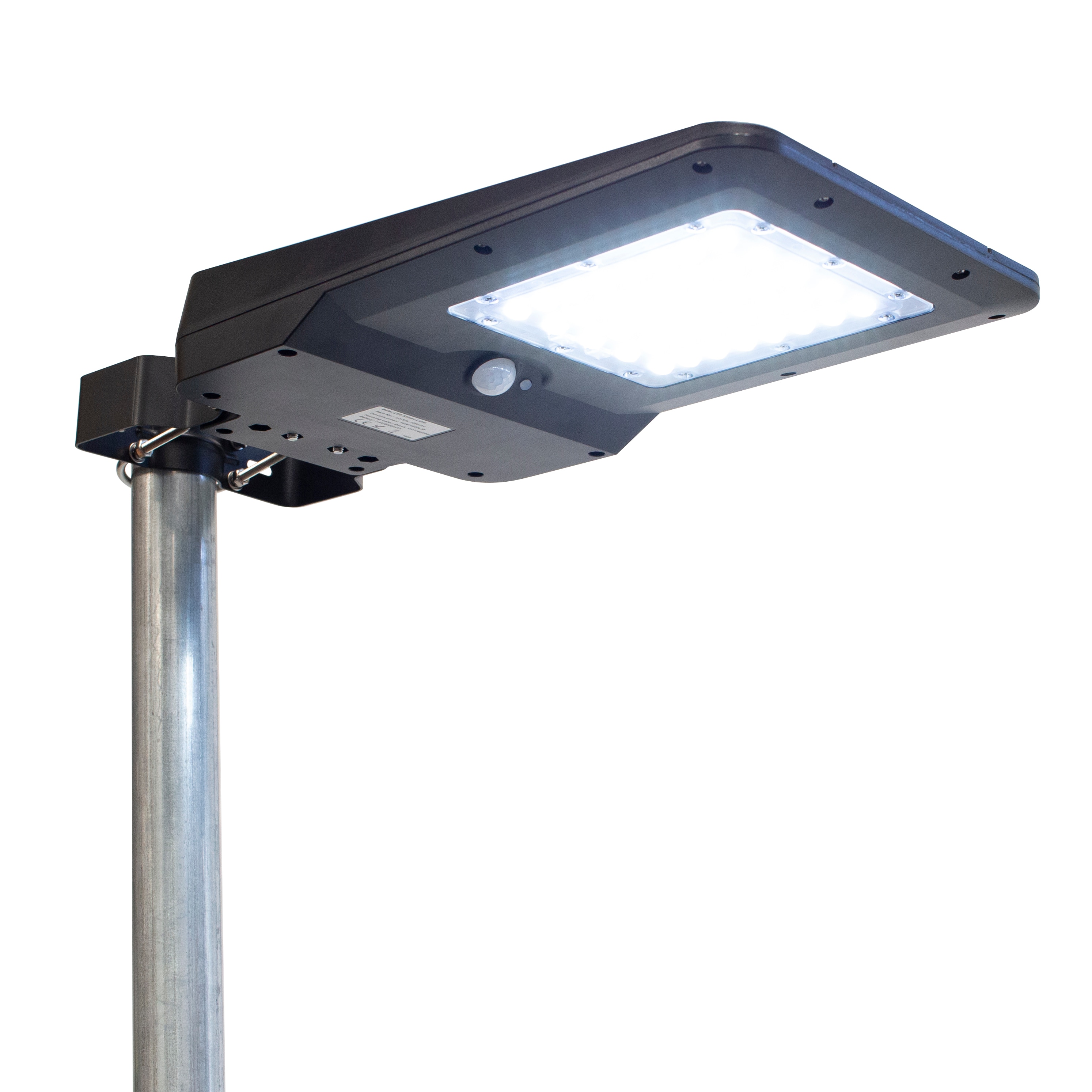 bon ondergronds Met opzet Wagan Tech 1600-Lumen 17.8-Watt Black Solar LED Outdoor Motion-Activated  Floodlight (Bulb Included) in the Area Lights department at Lowes.com
