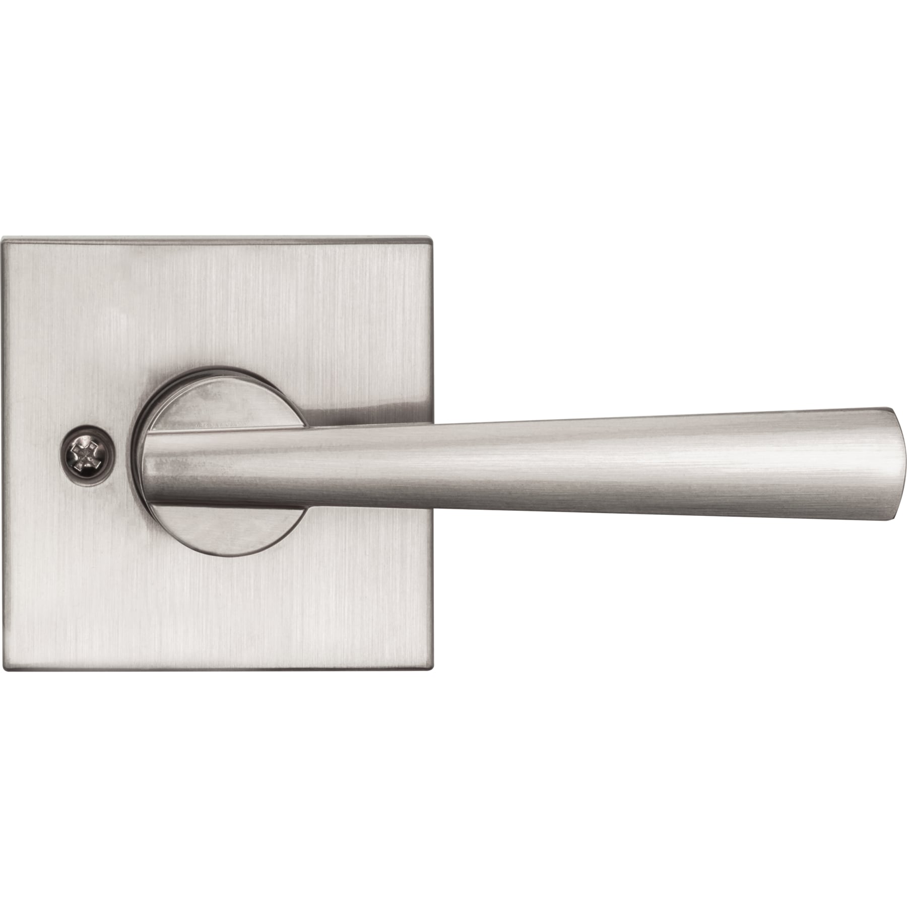 Satin Nickel Straight Lever Passage Door Handle