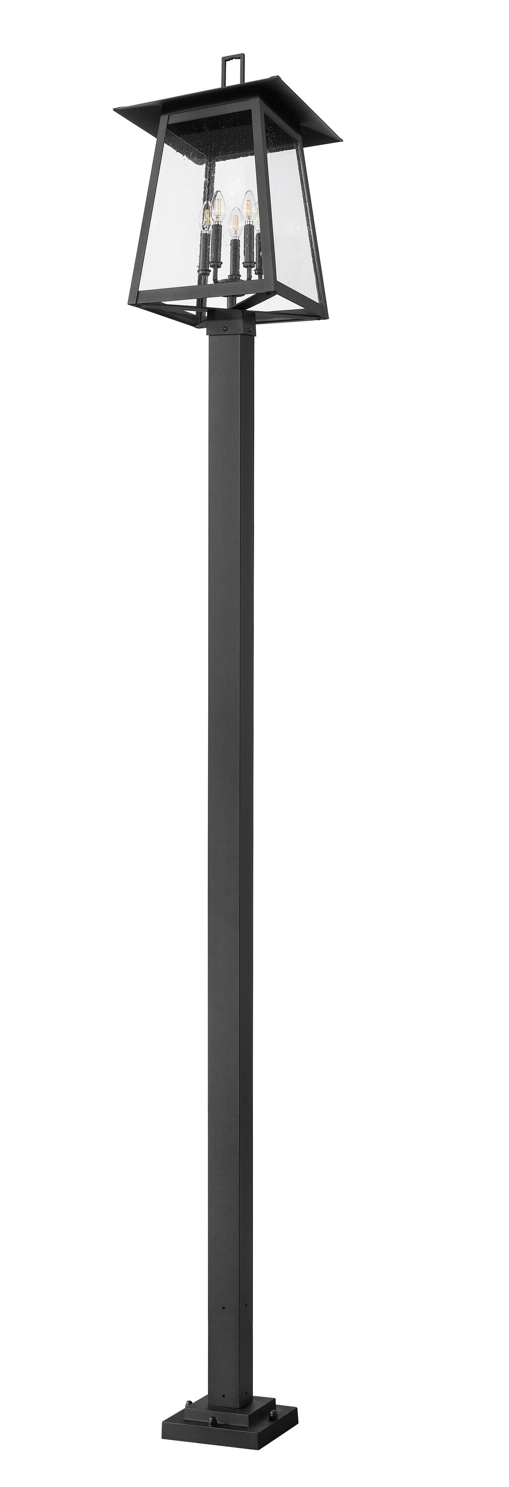 Z-Lite 5015PHXLS-536P-BK Complete-Post-Lights - View #7