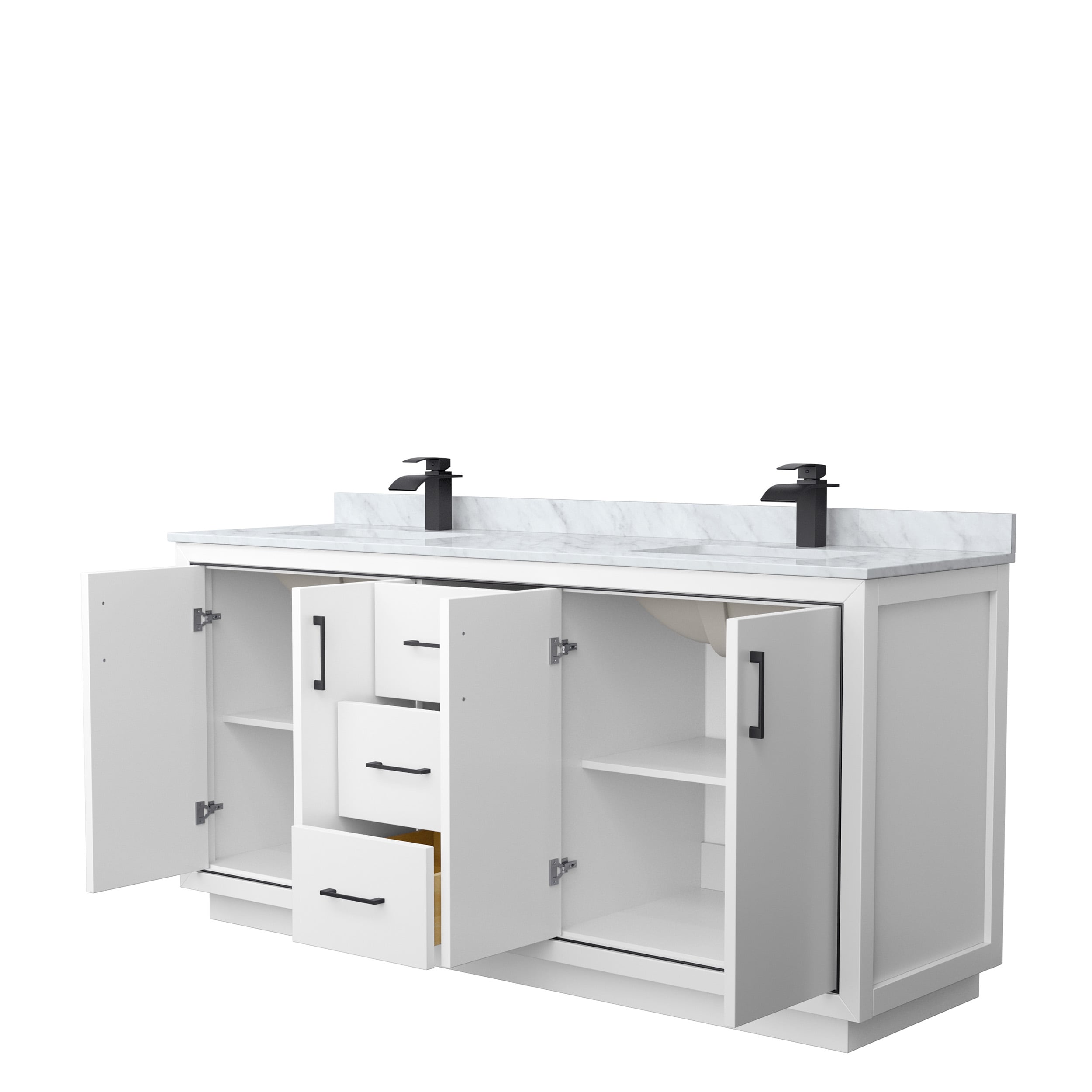 Wyndham Collection WCF111172DWBCMUNSMXX Bath-Vanity-Combo - View #2