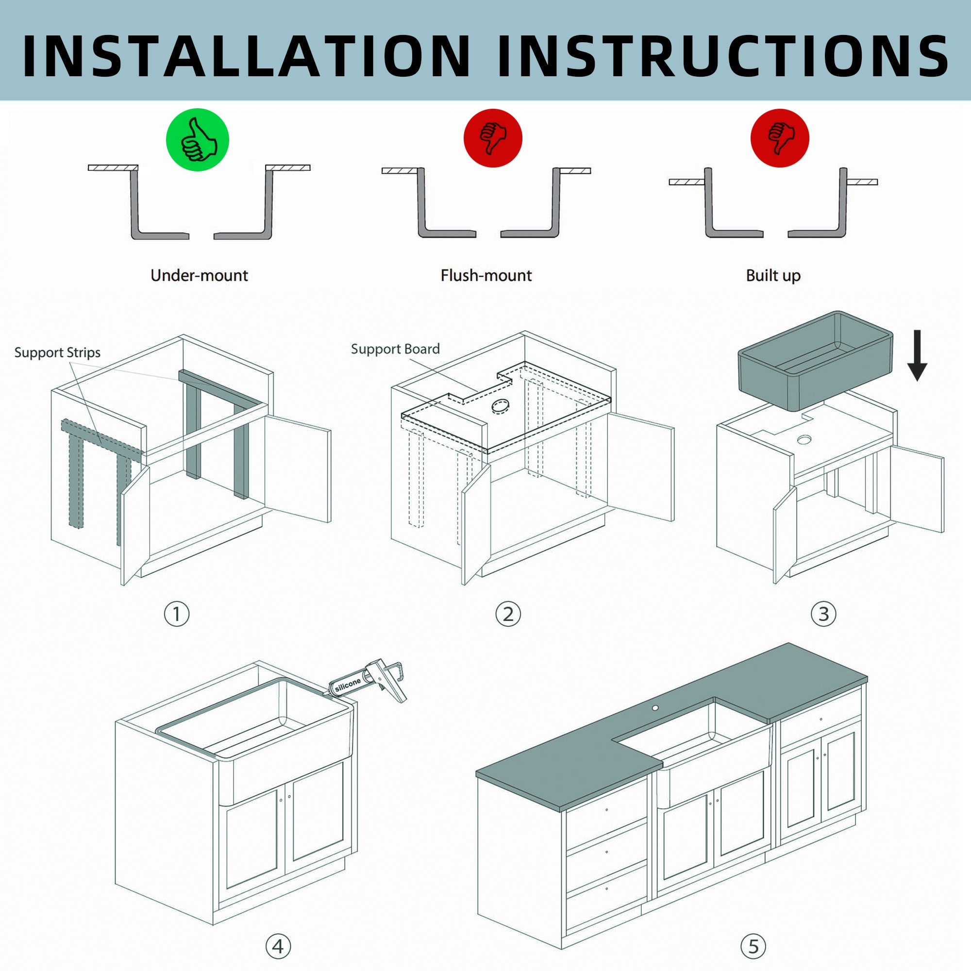 Forclover KCS-106466 Kitchen-Sinks - View #10