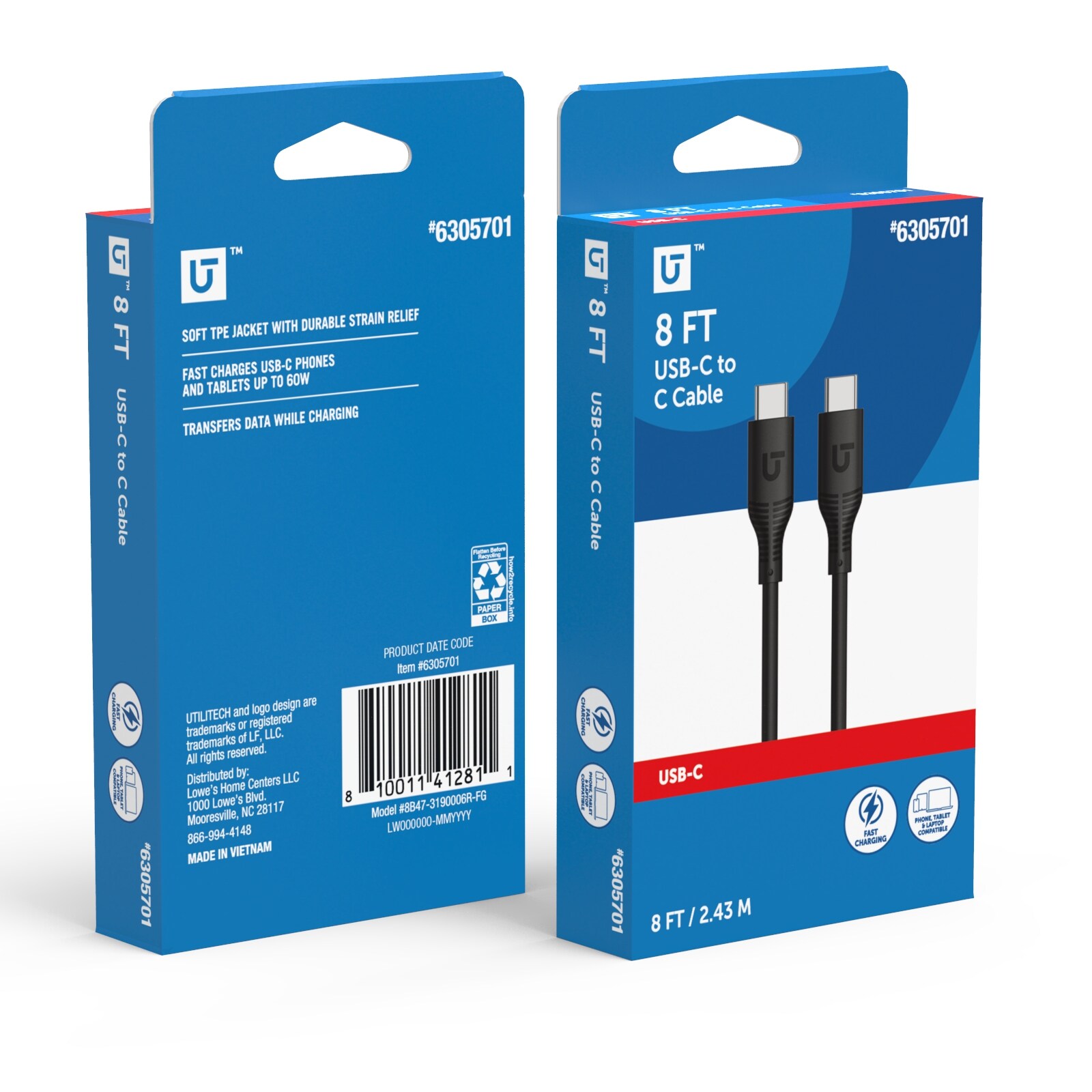 Utilitech 8B47-3190006R-FG Usb-Cable - View #6