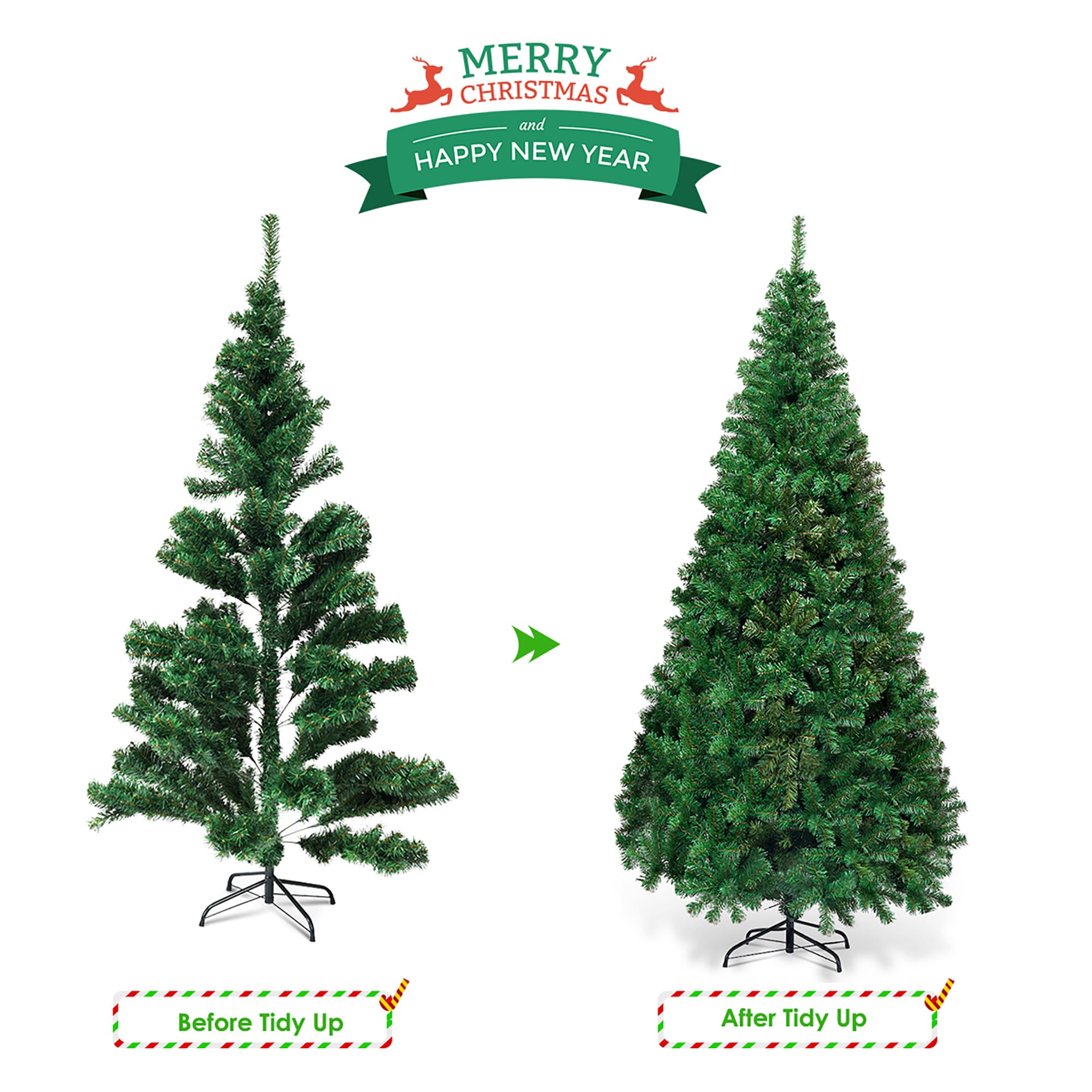 Forclover ALHY-21CM8 Artificial-Christmas-Trees - View #3