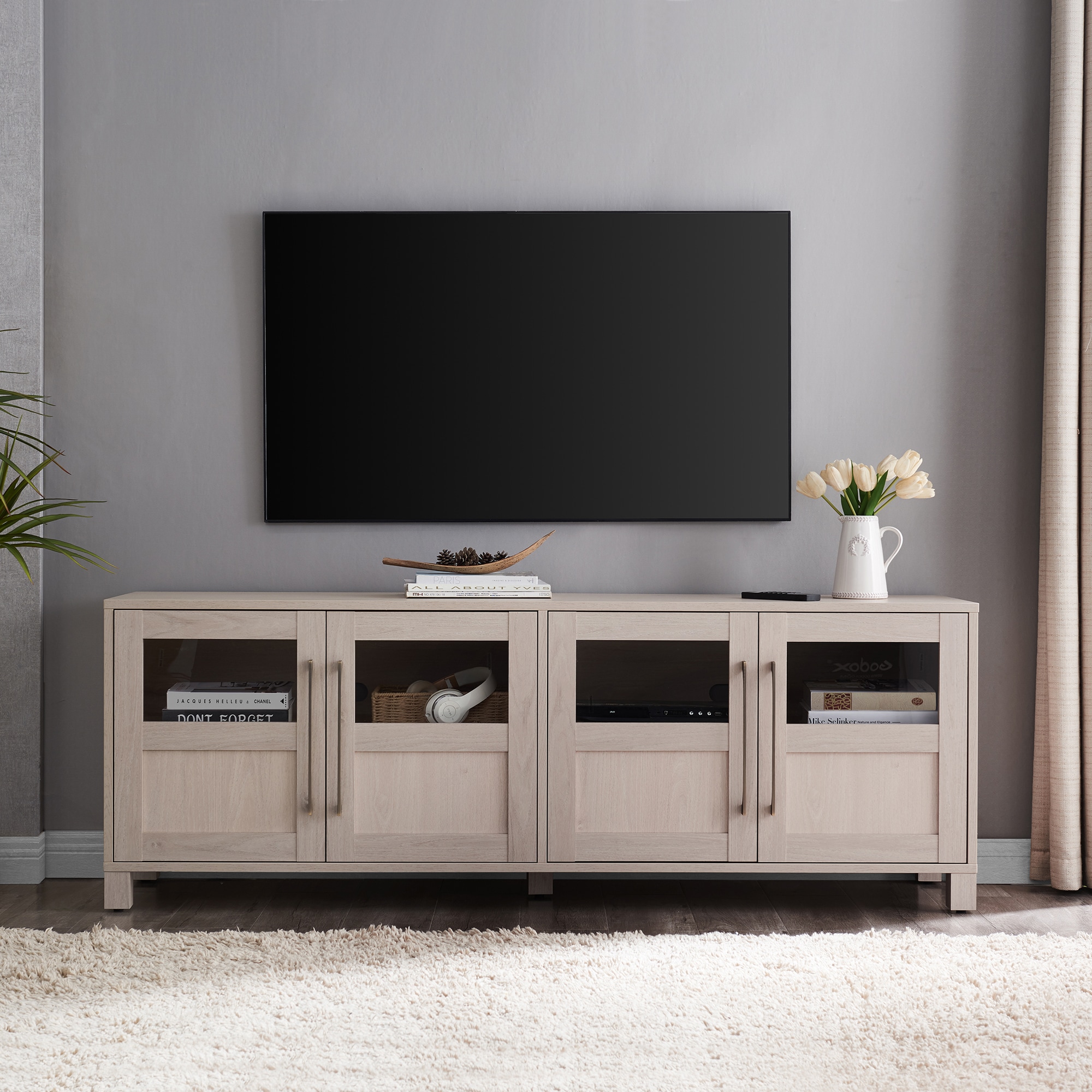 White tv online stand lowes