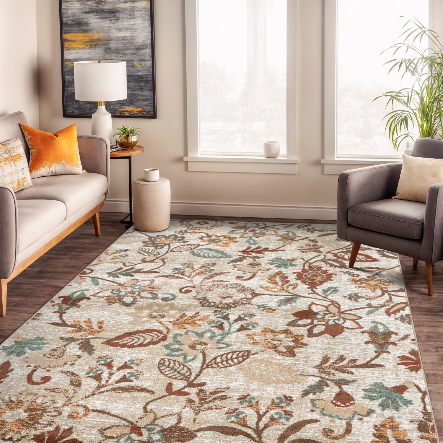 World Rug Gallery WR145BEIGE5X7 rugs - View #2