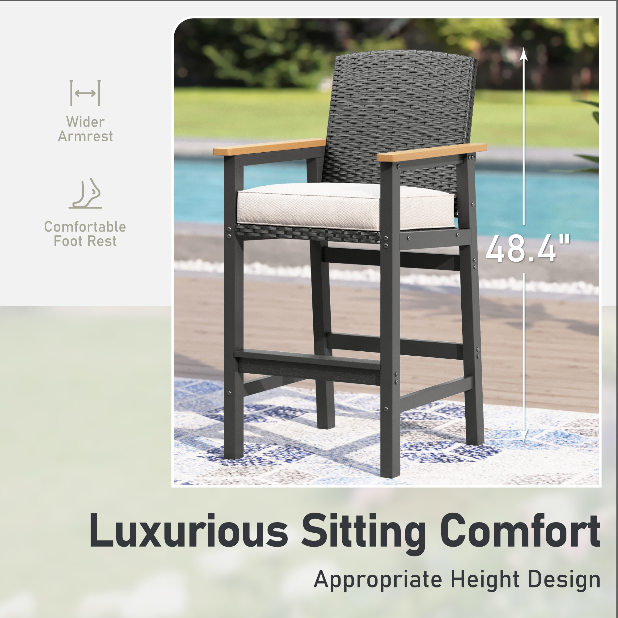 Sunshine Valley S3-3801-T Patio-Dining-Sets - View #4