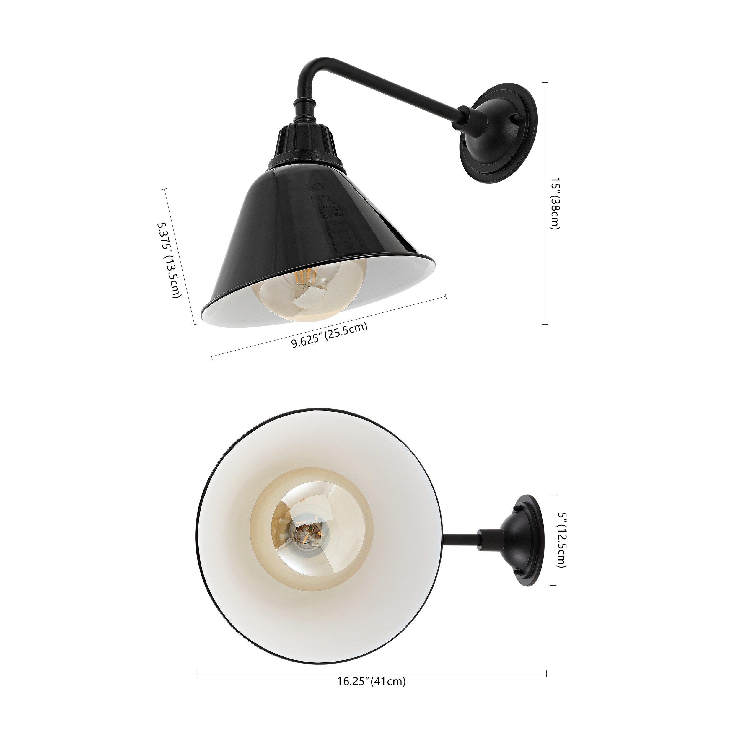 JONATHAN  Y JYL7612B Outdoor-Wall-Lighting - View #4