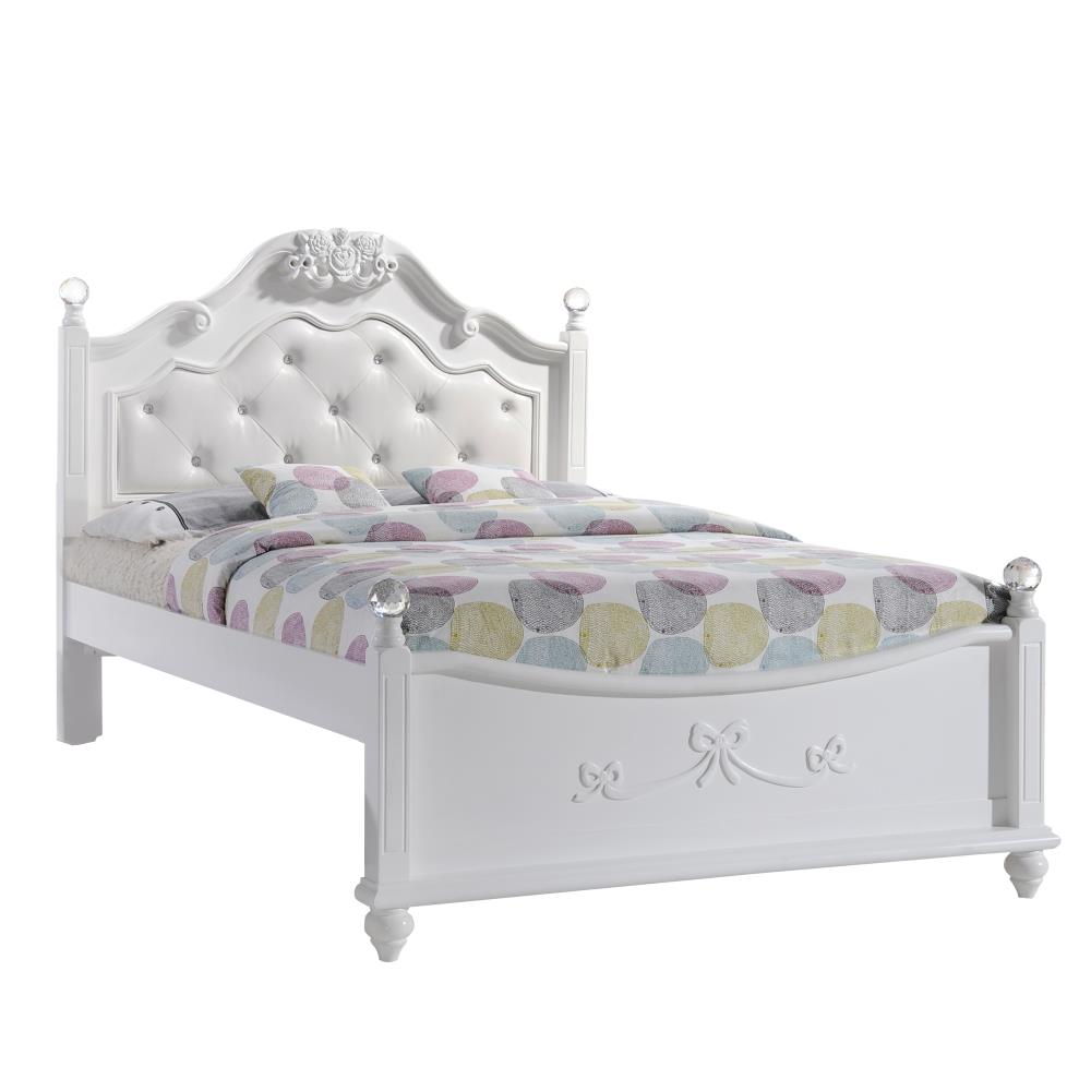 Picket House Furnishings AN700FB Annie White Full Wood Platform Bed