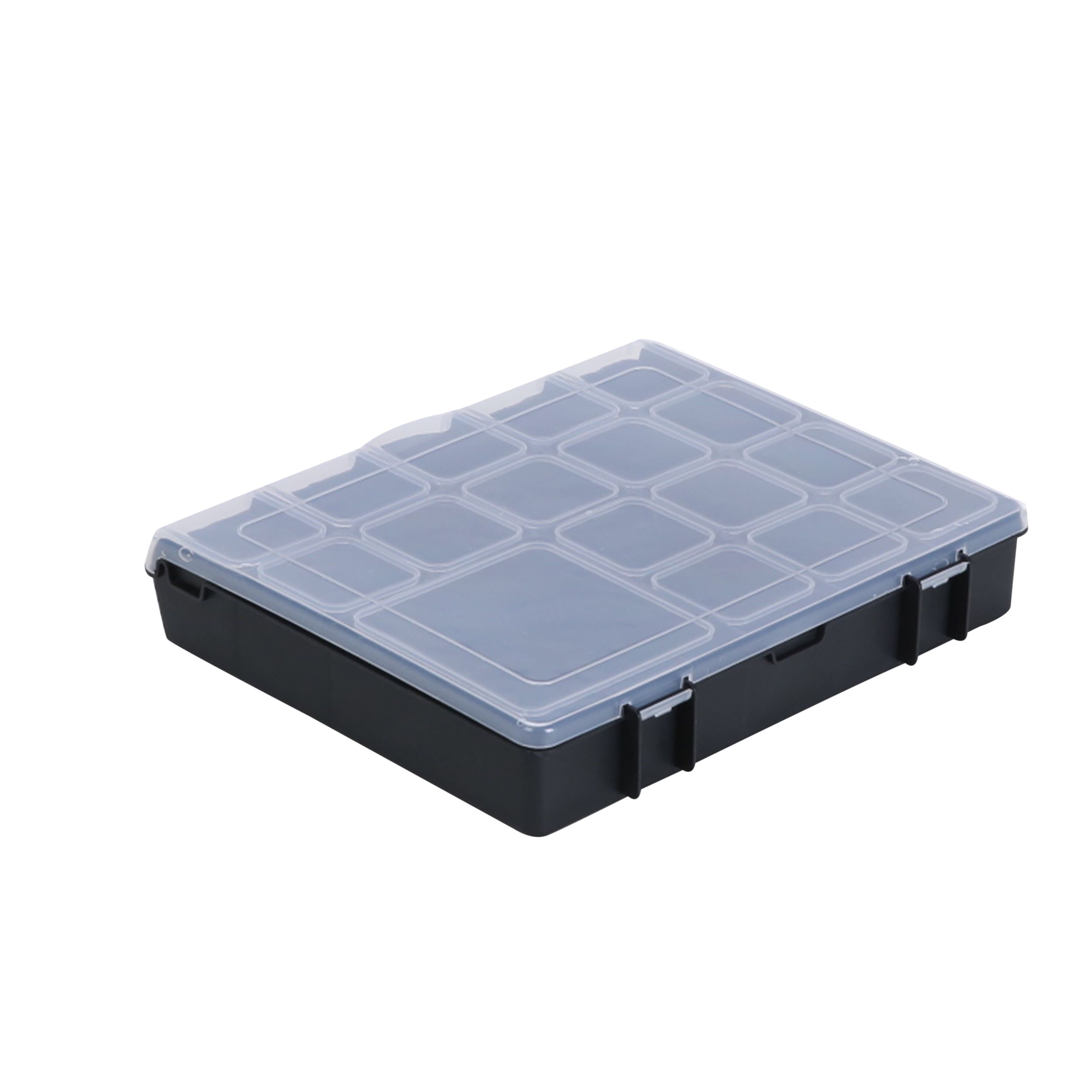 COMMANDER 10-Compartment Plastic Small Parts Organizer