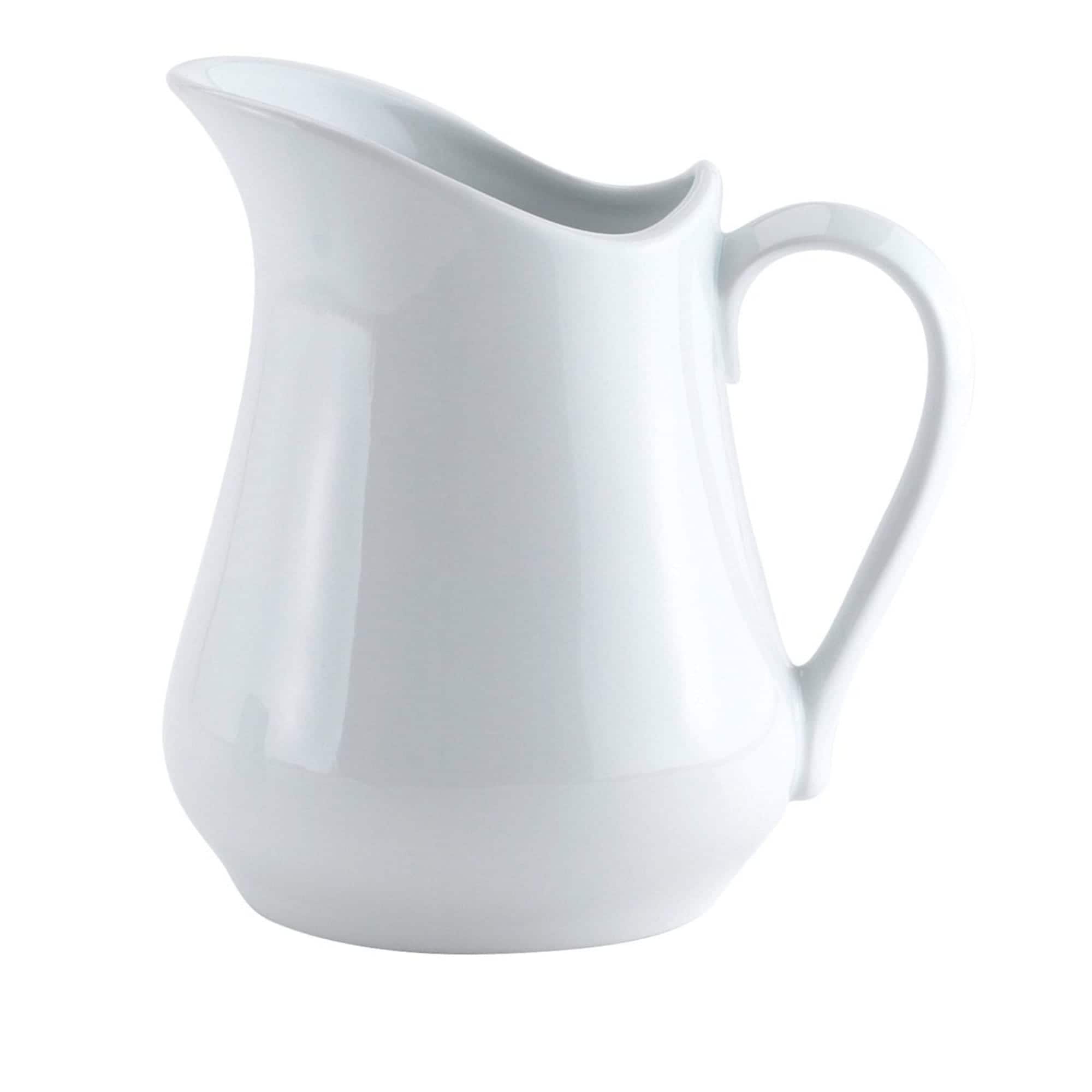 Lehman's Harold Import HIC NT308 Porcelain Creamer Pitcher 32 Oz White