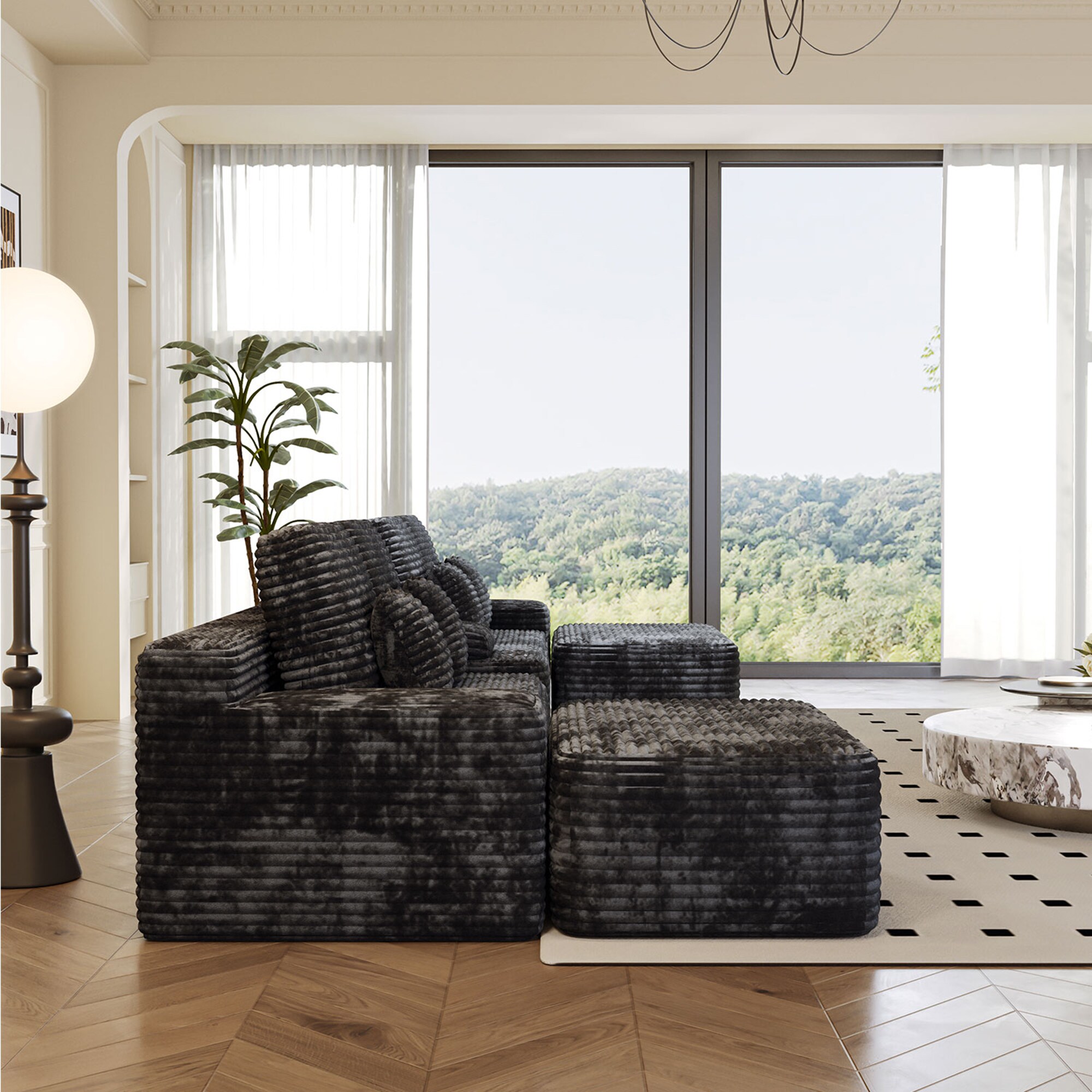 SINOFURN SYA020371BG Sofas-Loveseats - View #8