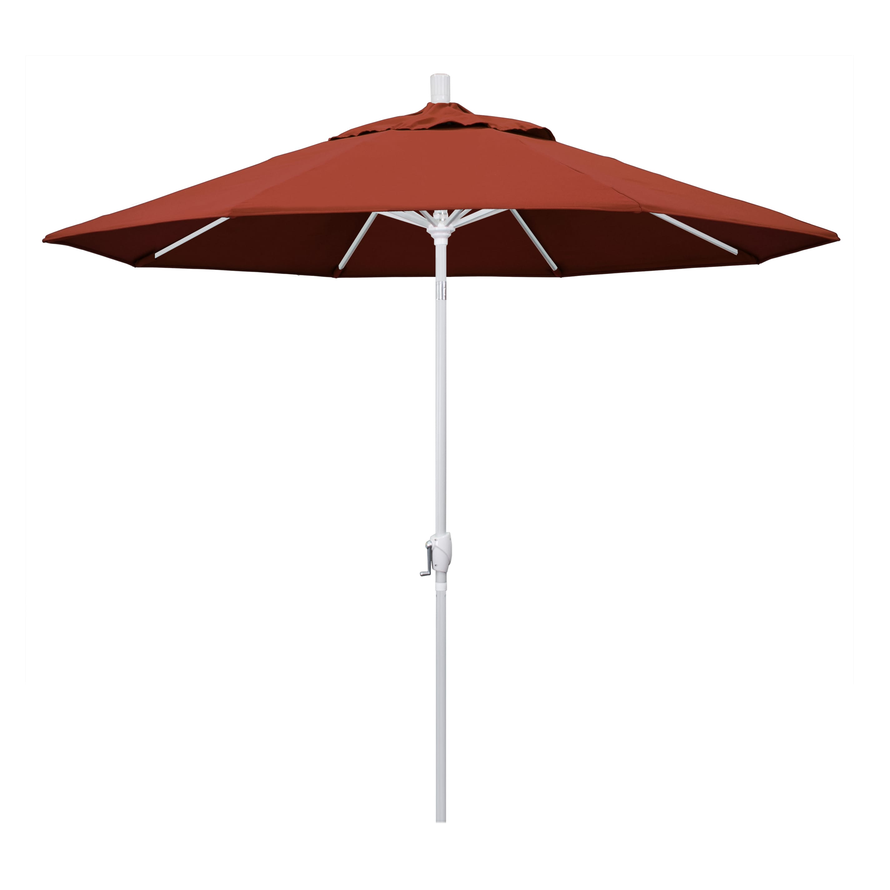 California Umbrella 194061827659 9-Feet Aluminum Red Market Patio Umbrella