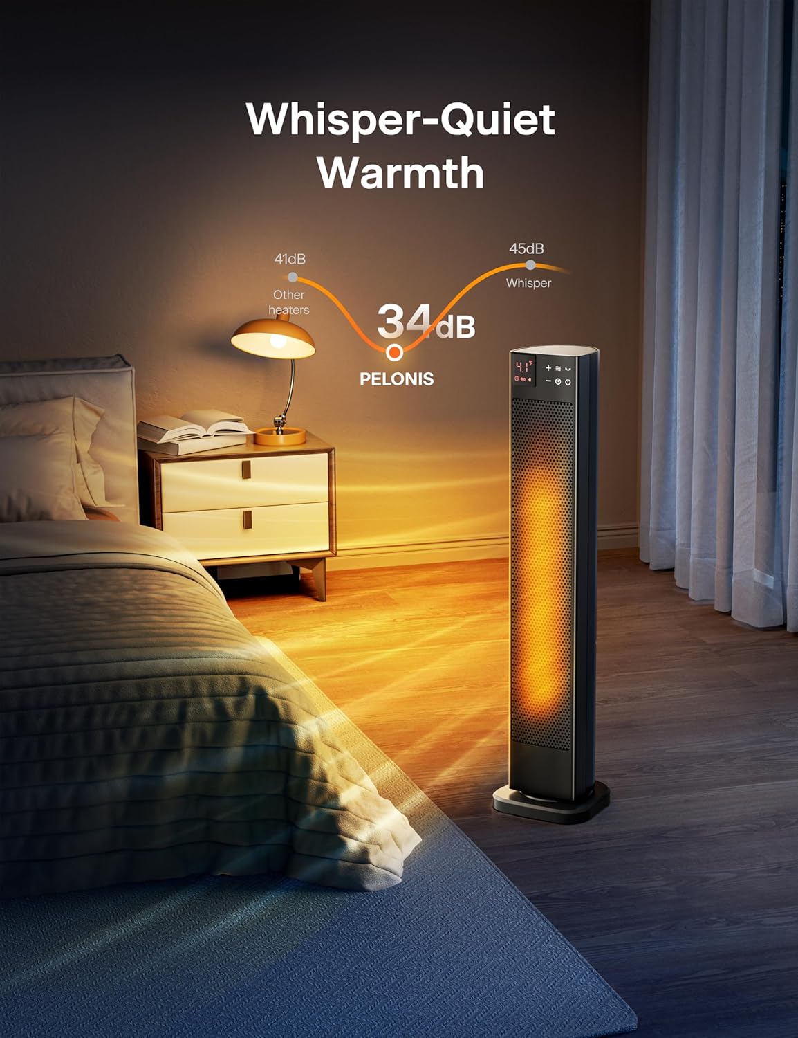 PELONIS PHF15RSAPH30 Portable-Electric-Heat - View #5