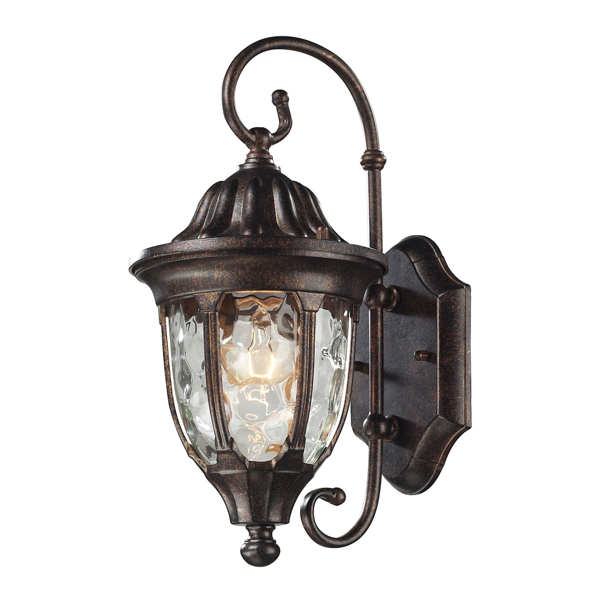 Westmore by ELK Lighting LW-2023260600391 Baseline 1 -Light 14-in H Bronze Hardwired Outdoor Wall Light