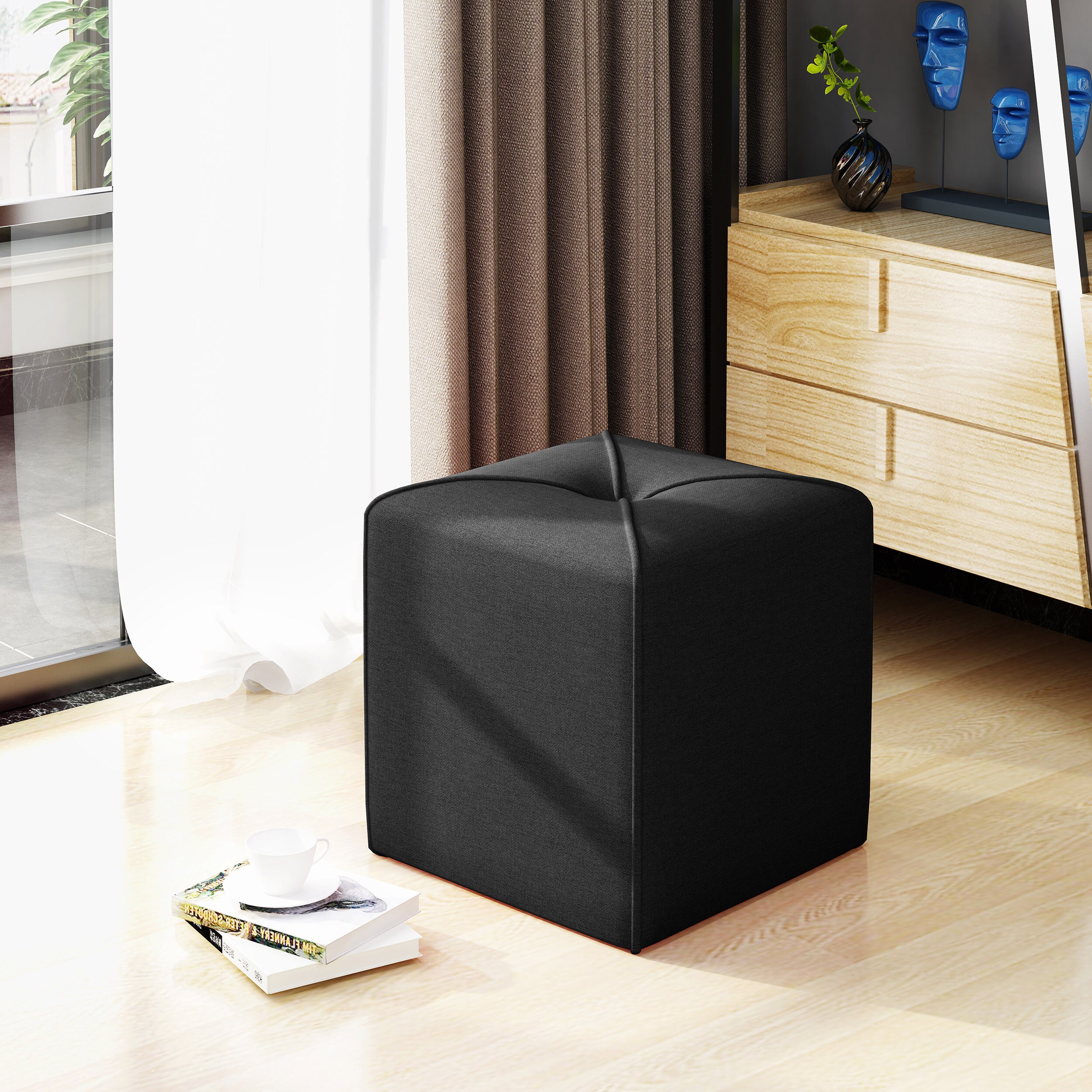 LOVMOR SF-WO-62235.00DCHAR Indoor-Ottomans - View #2