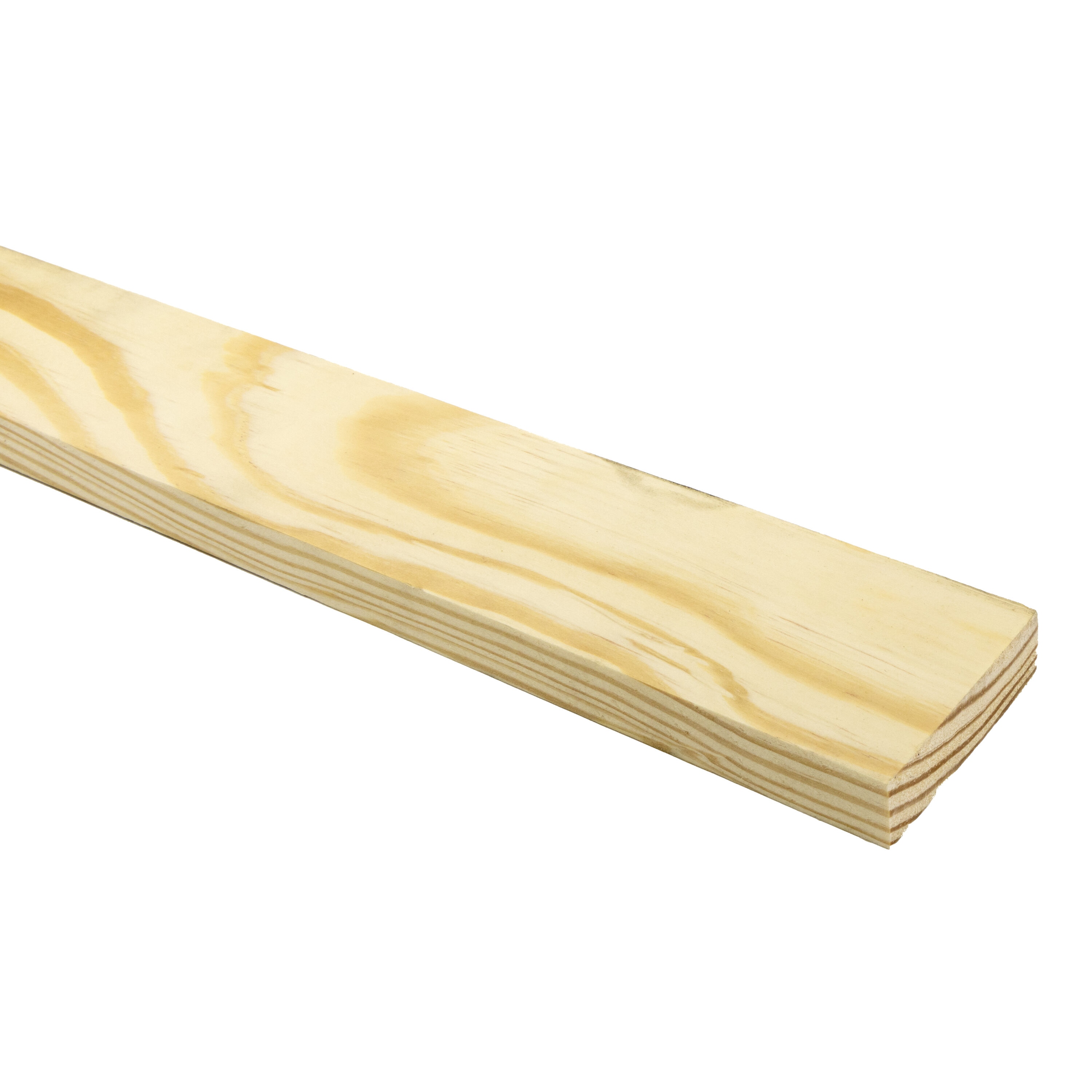 RELIABILT 1-in x 3-in x 4-ft Unfinished Clear S4S Pine Softwood Board