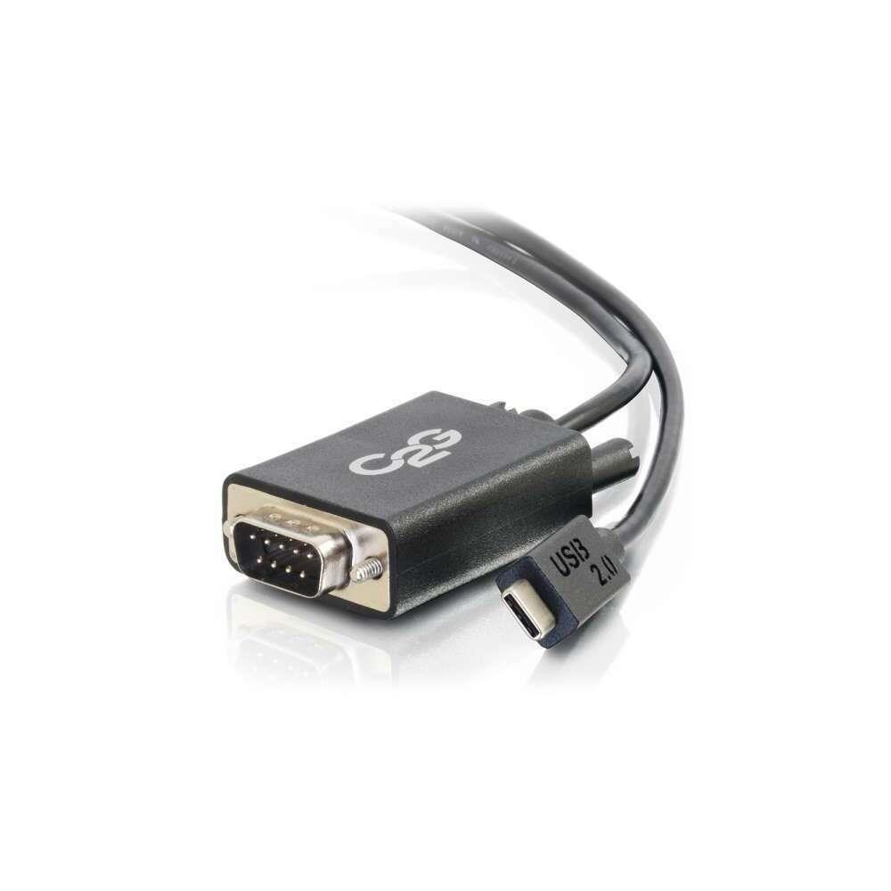 C2G CTG12747  29470 USB 2.0 USB-C TO DB9 Serial RS232 Adapter Cable