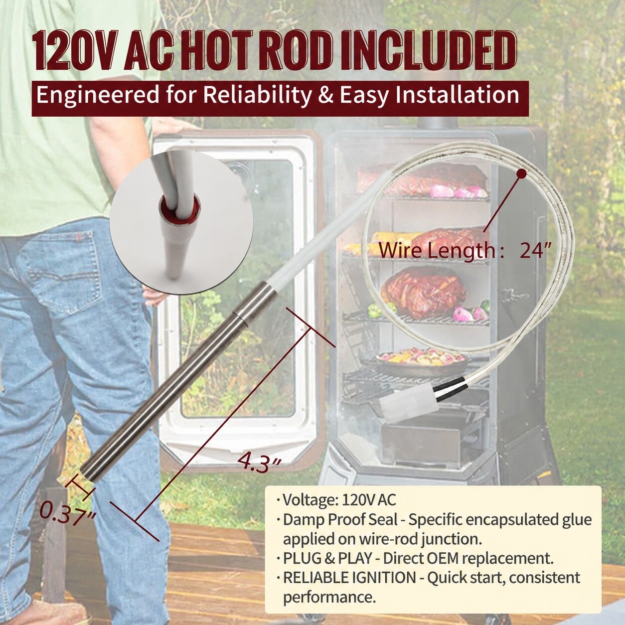 JVFCXXV LJV0706C063 Grill-Temperature-Gauges - View #7