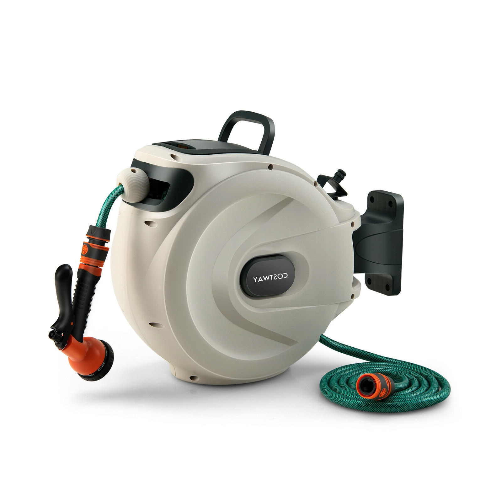 WELLFOR Plastic 65-ft Wall-mount Hose Reel in the Garden Hose Reels  department at