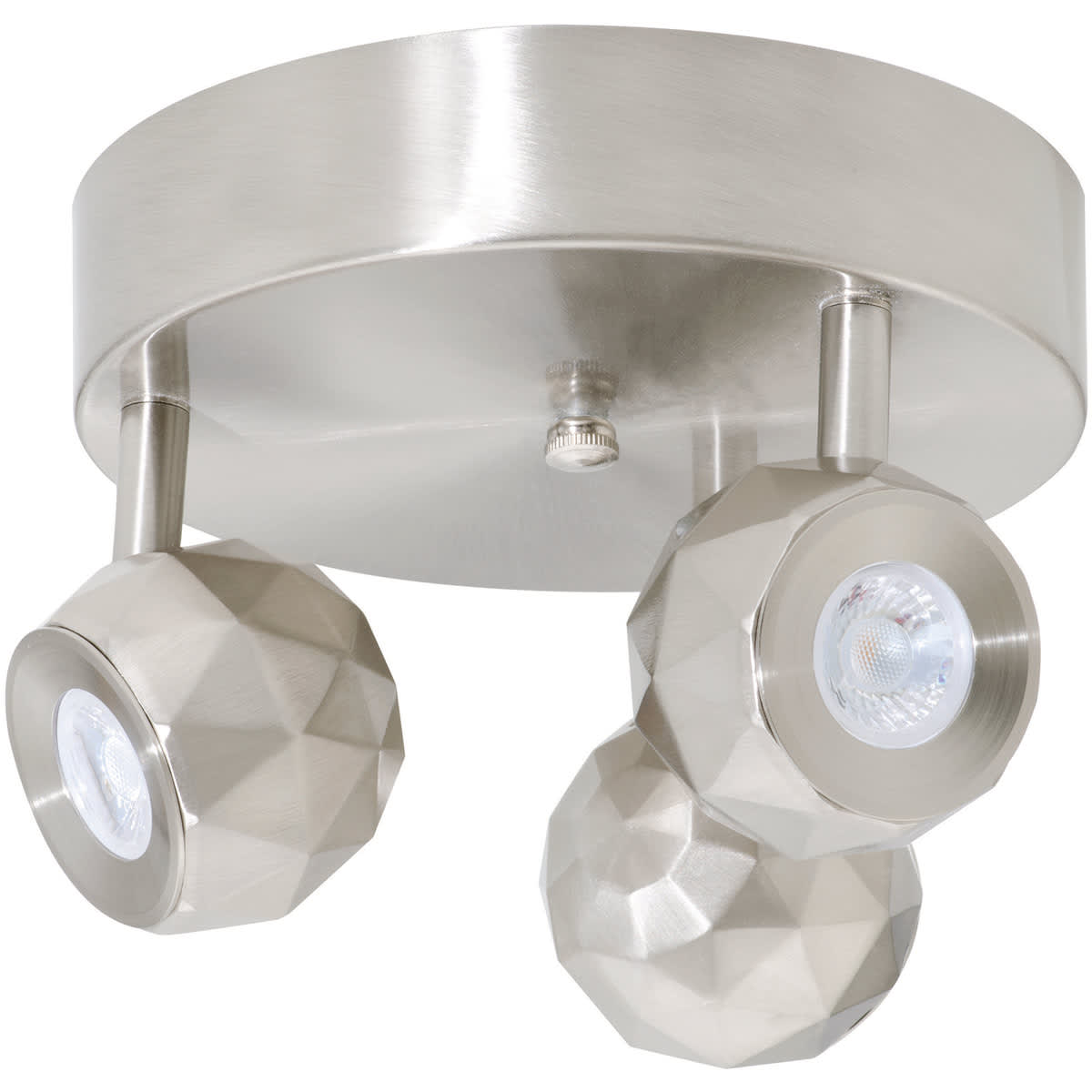Decovio  MON0814L30D1SN Montauk LED 75 inch Satin Nickel Flush Mount Ceiling Light