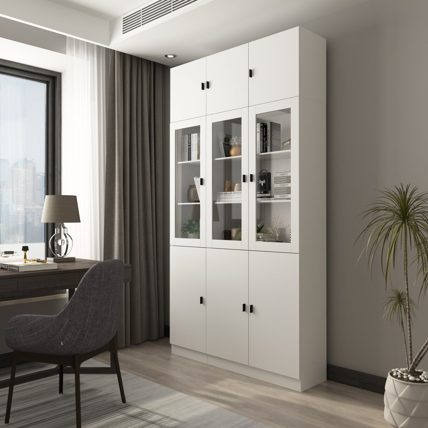FUFU&GAGA KF210158+160+163 Utility-Storage-Cabinets - View #2