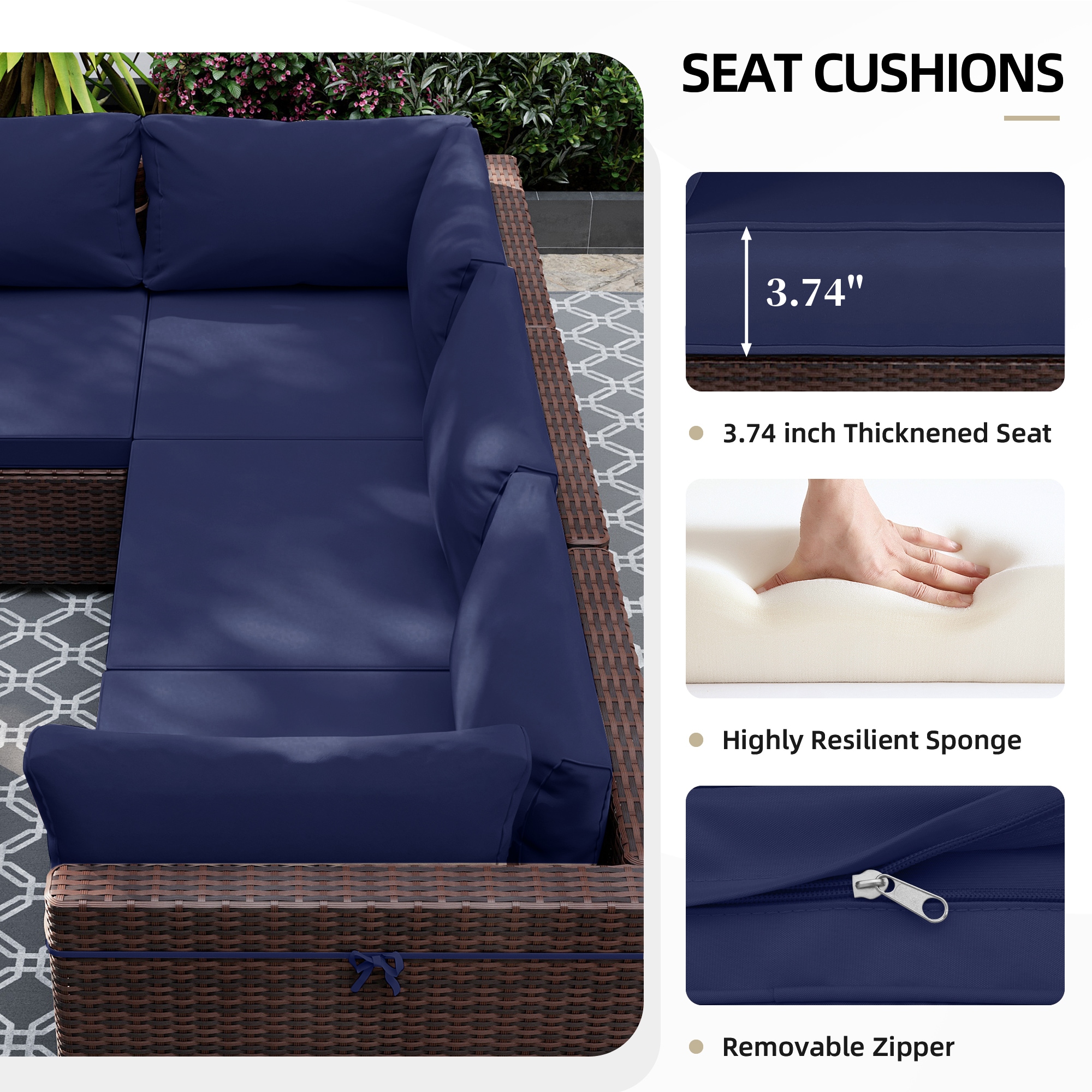 UPHA US1TBSF250527 Patio-Conversation-Sets - View #5
