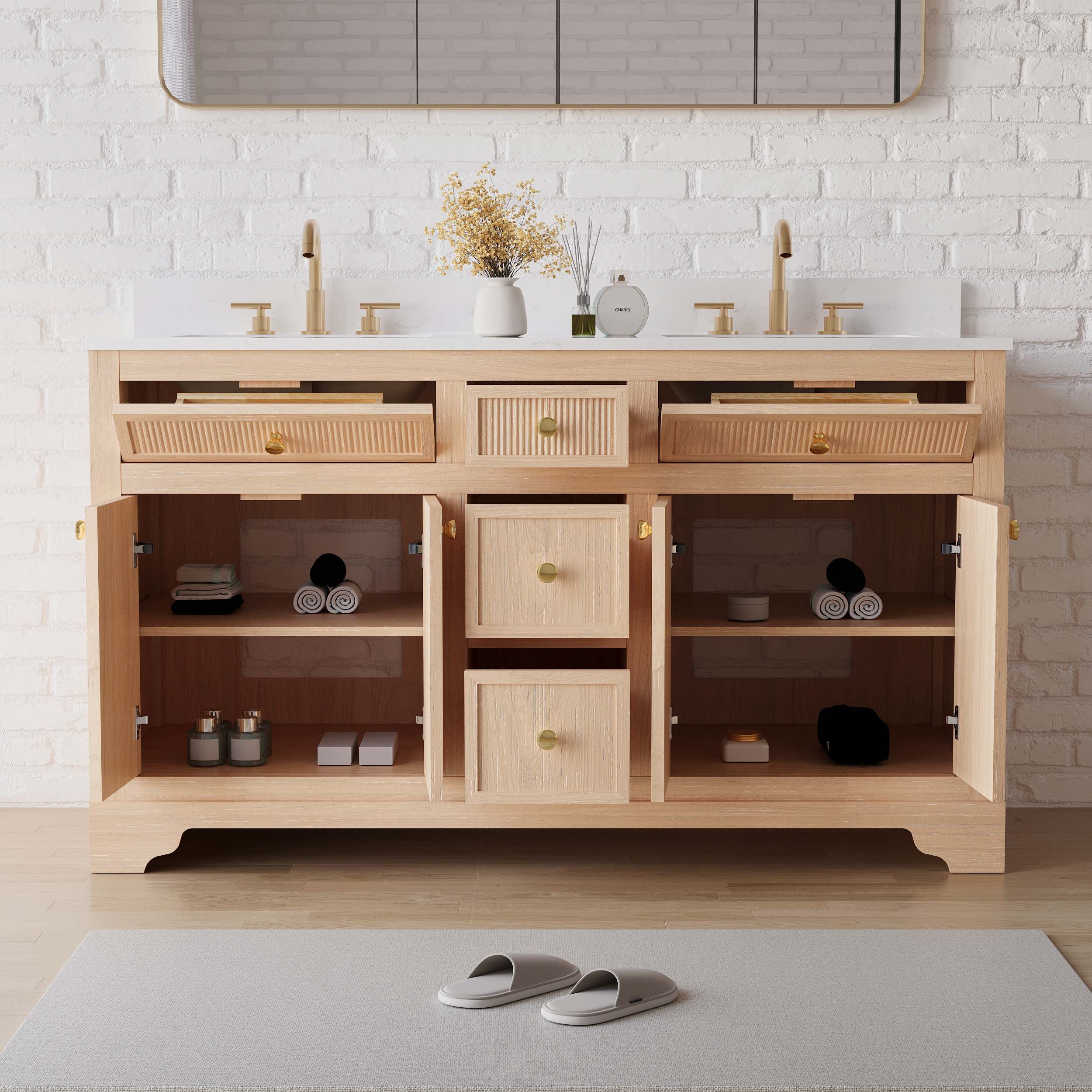 WELLFOR EX-VEBV48GR Bath-Vanity-Combo - View #6