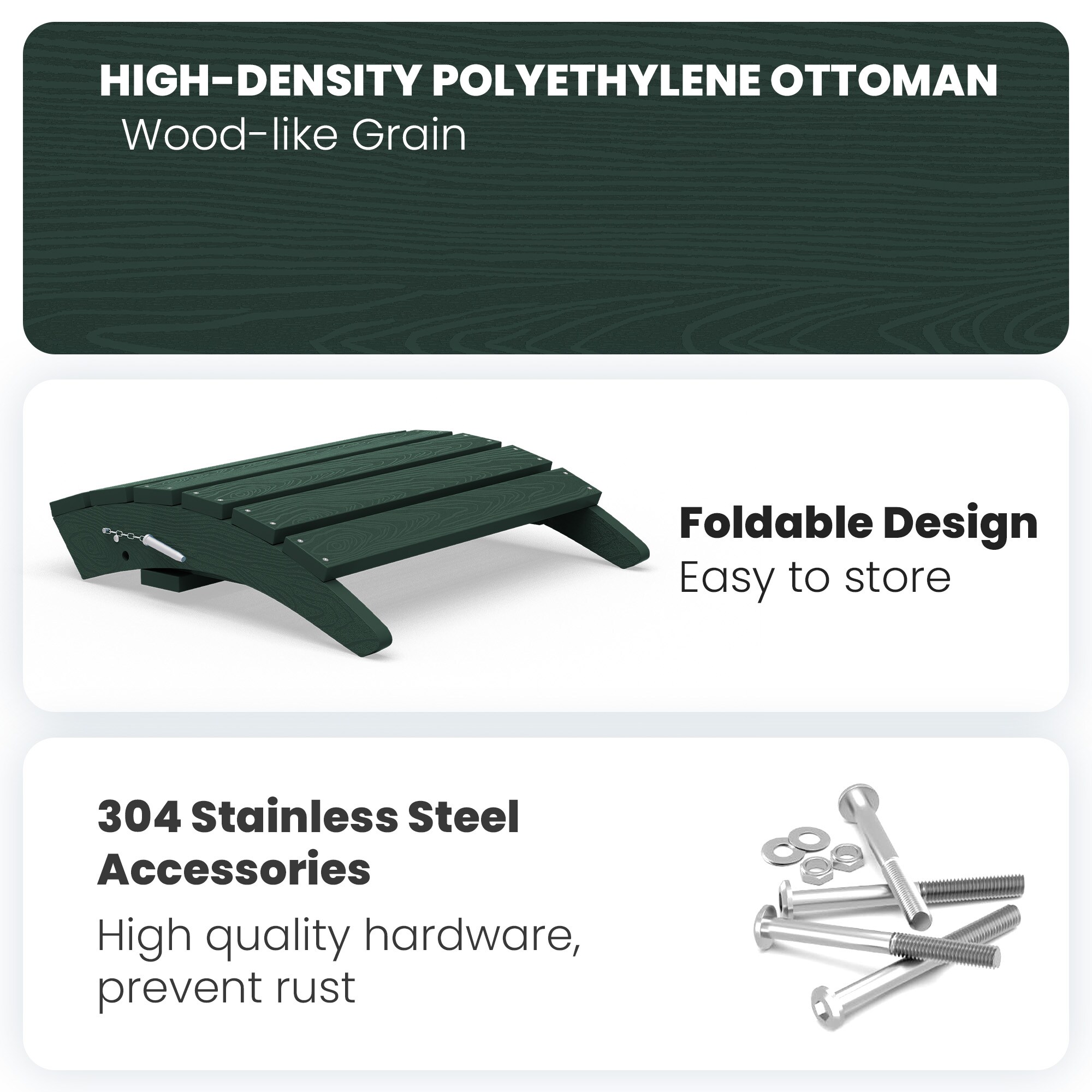 JEAREY PEZDGJ-GN Stools-Ottomans - View #5