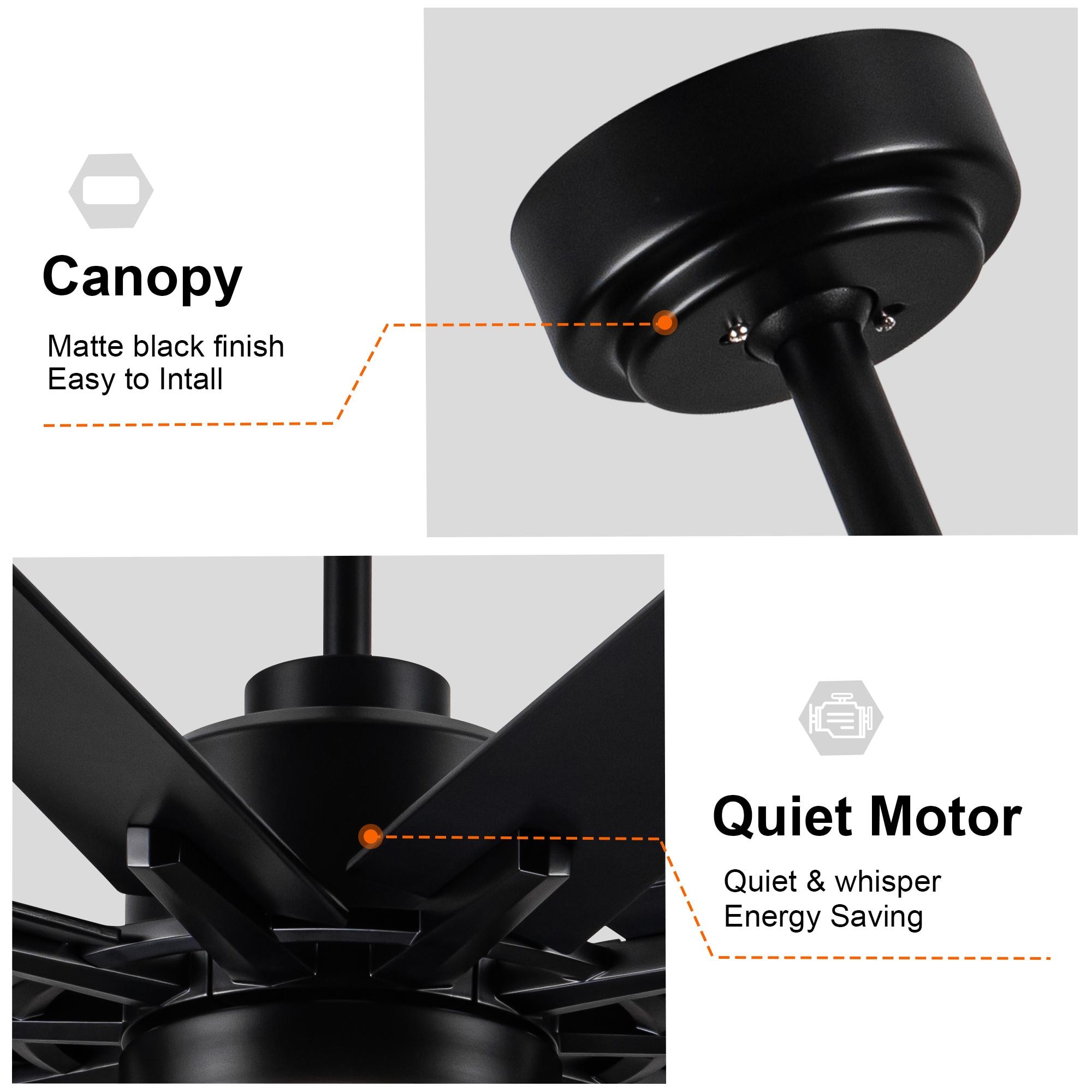 Bayfeve BFYH-35198-CF Ceiling-Fans - View #3