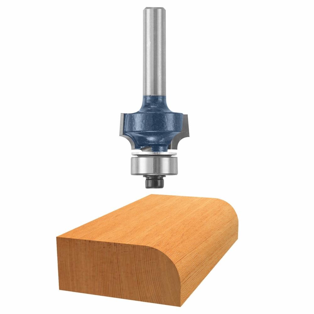 Bosch 85290M 1/8-in Carbide-Tipped Roundover Router Bit